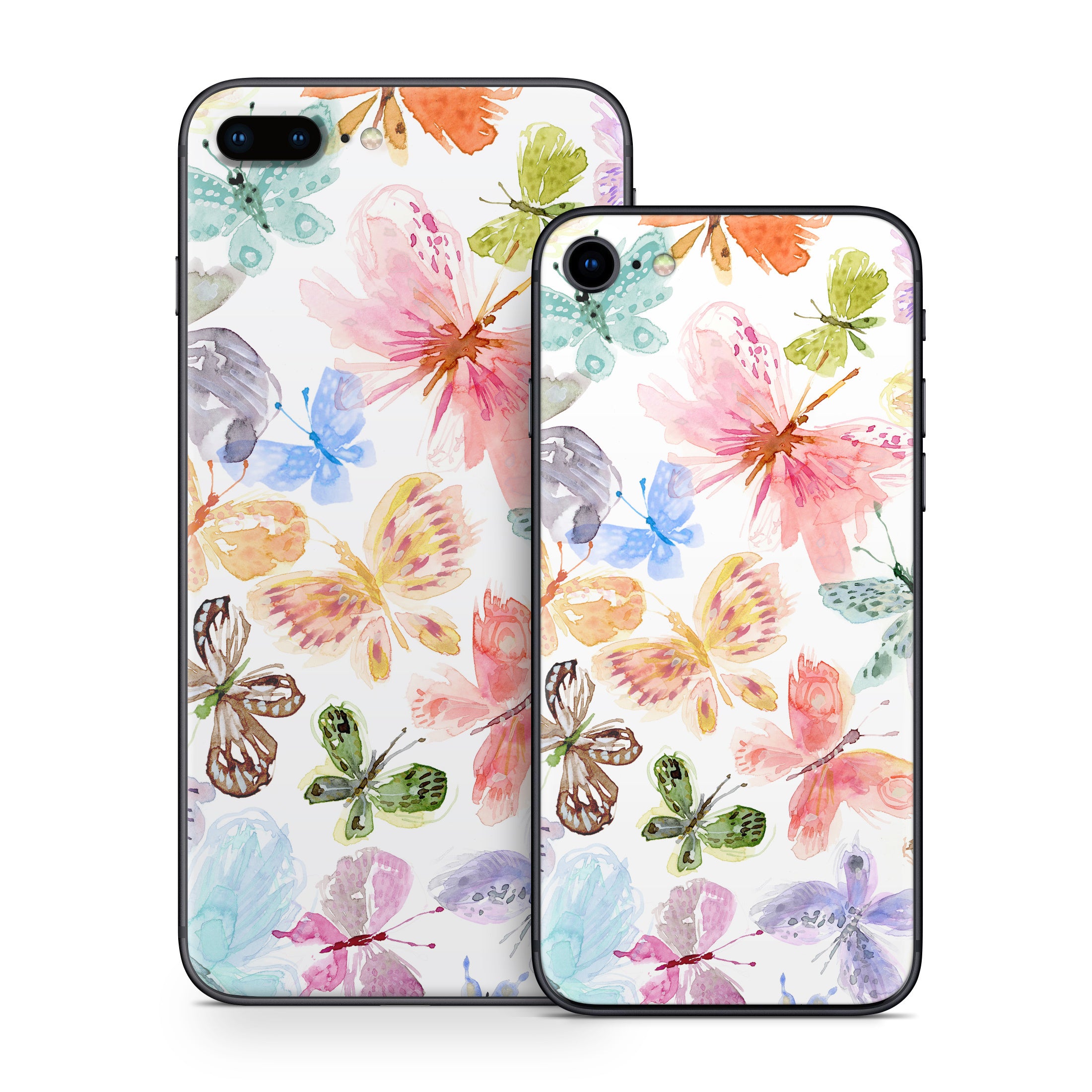 Pastel Butterflies - Apple iPhone 8 Skin