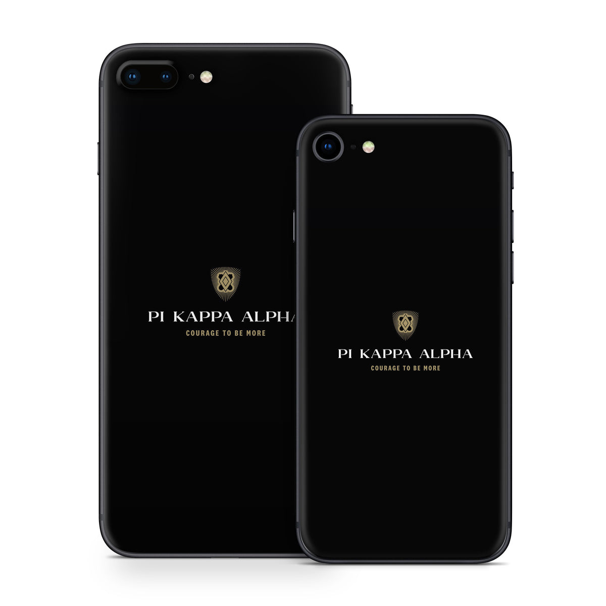 Pi Kappa Alpha Formal Logo Black - Apple iPhone 8 Skin
