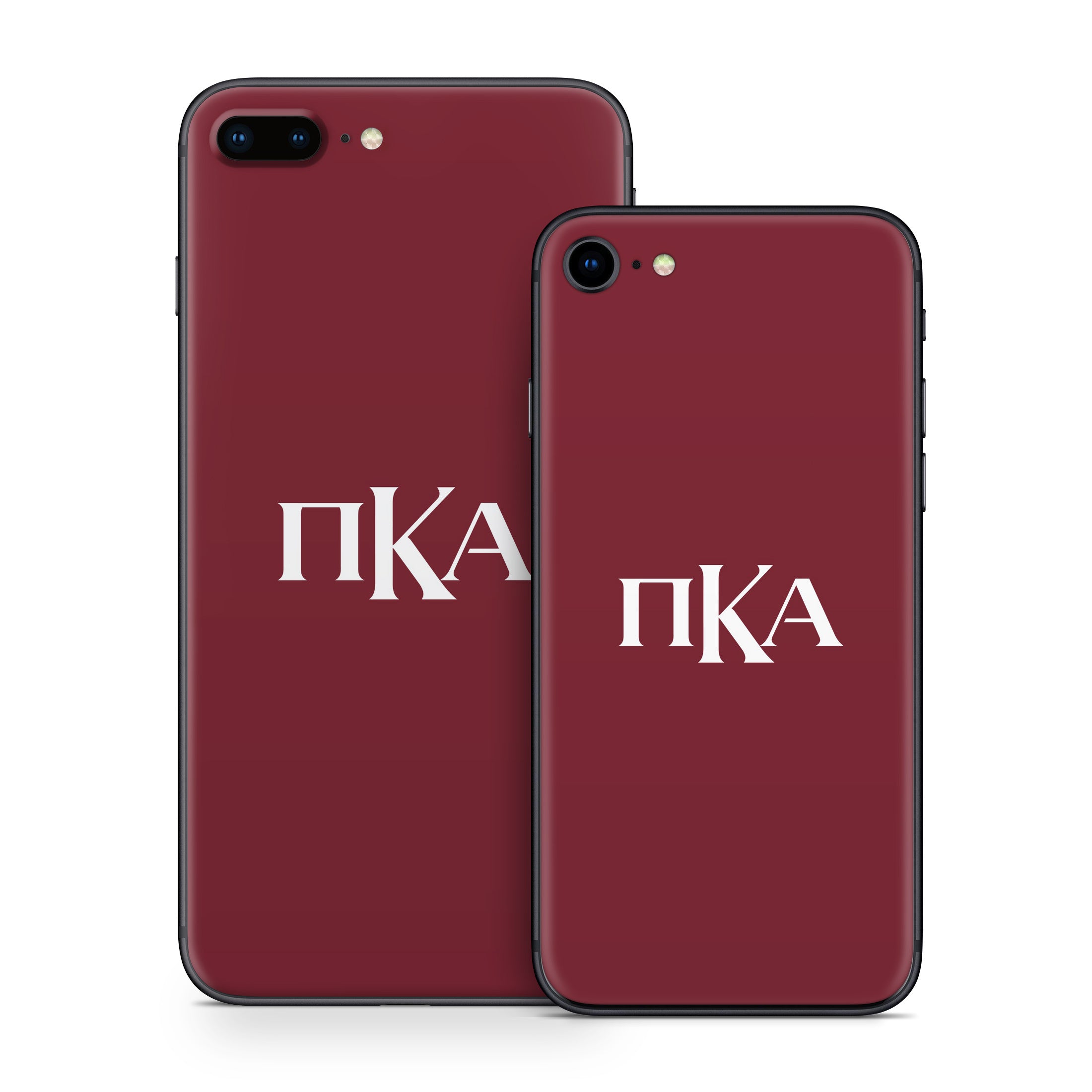 Pi Kappa Alpha Greek Letters Garnet - Apple iPhone 8 Skin