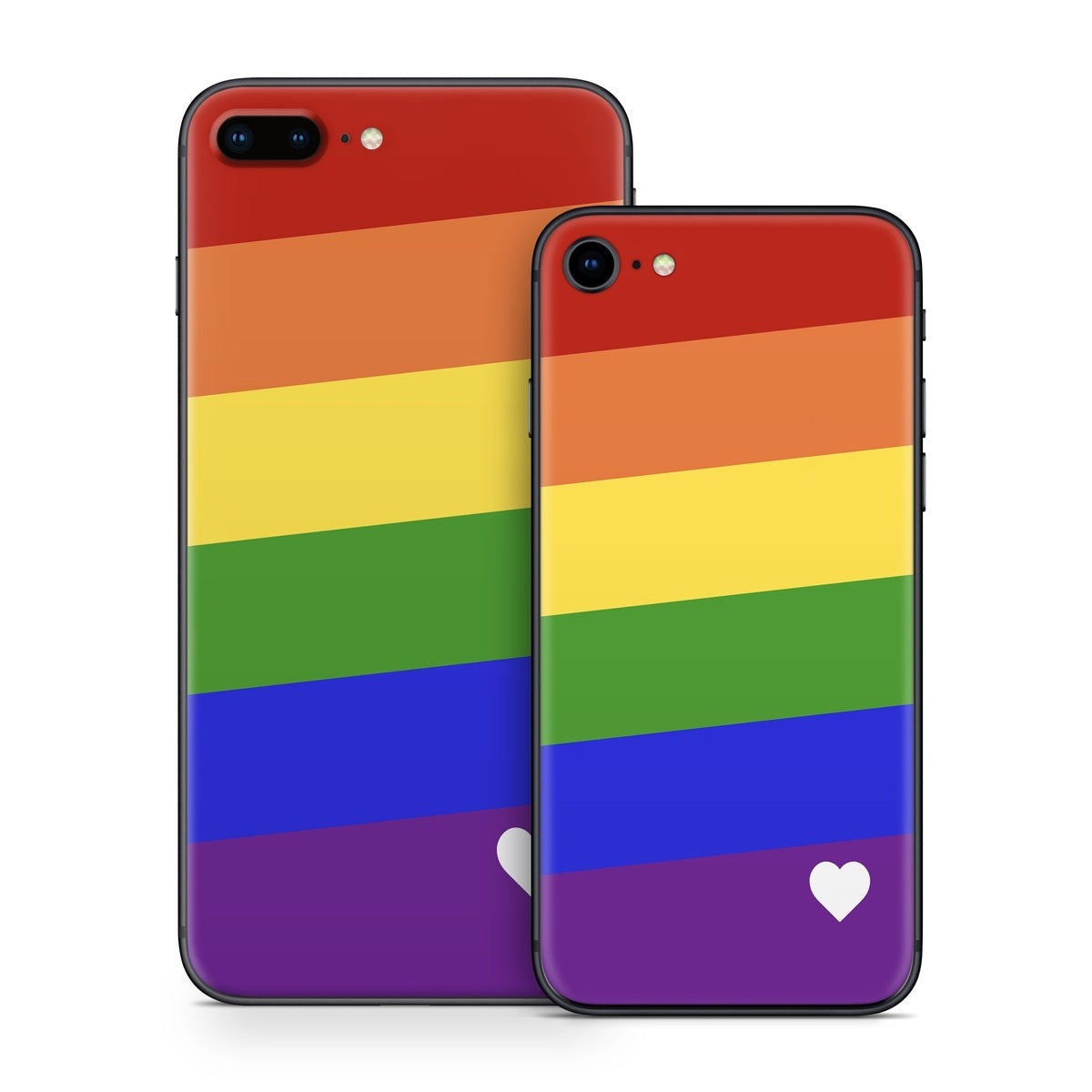 Rainbow Stripe - Apple iPhone 8 Skin