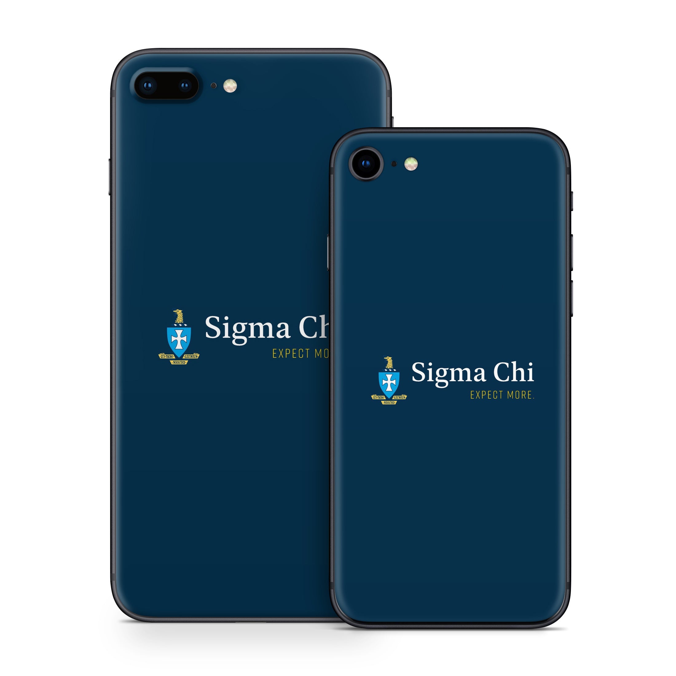 Sigma Chi Logo Navy - Apple iPhone 8 Skin