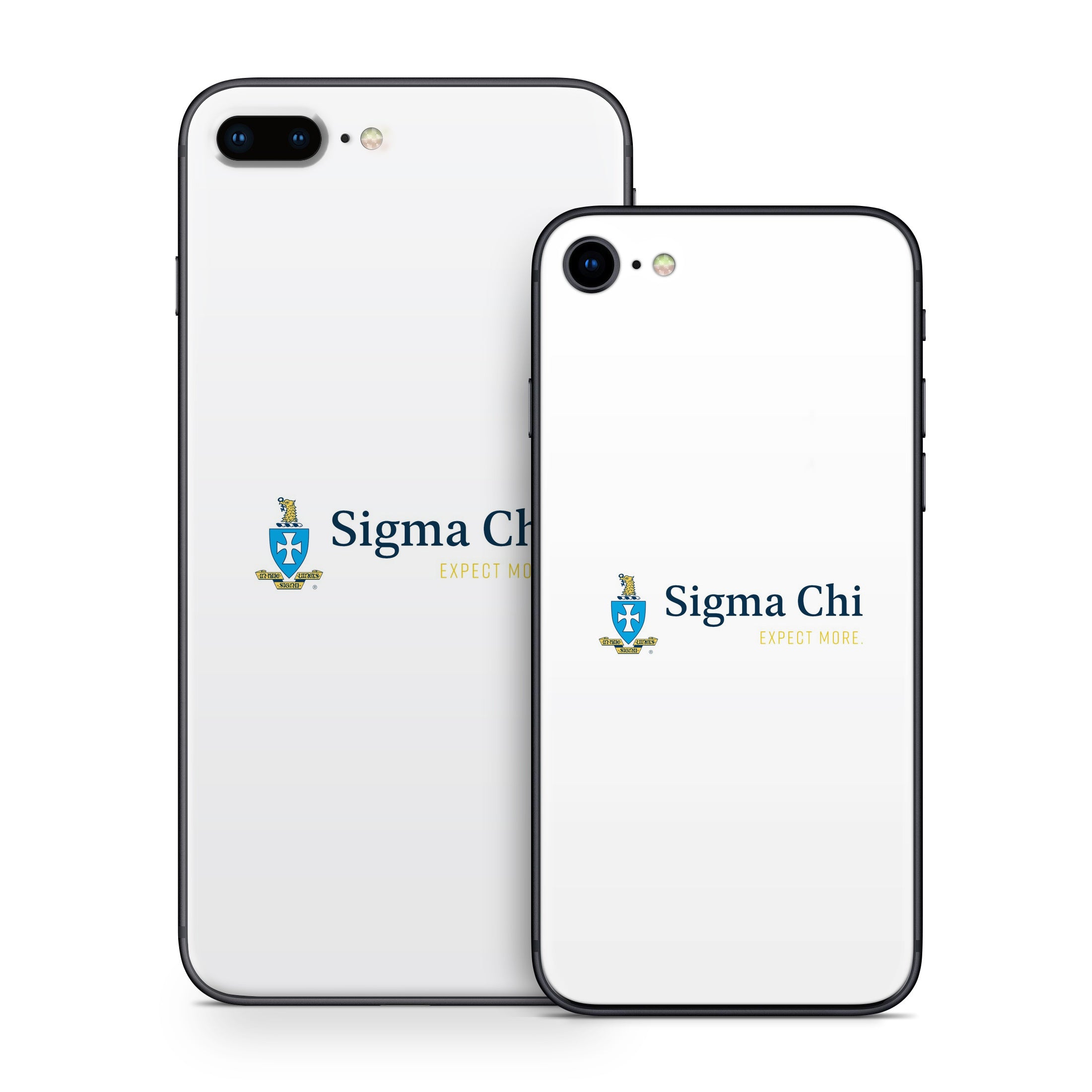 Sigma Chi Logo White - Apple iPhone 8 Skin
