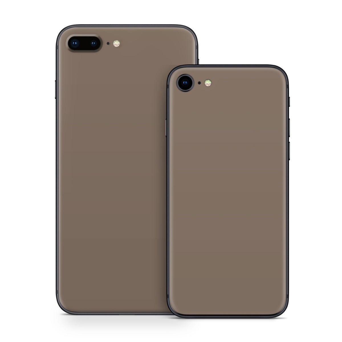 Solid State Flat Dark Earth - Apple iPhone 8 Skin