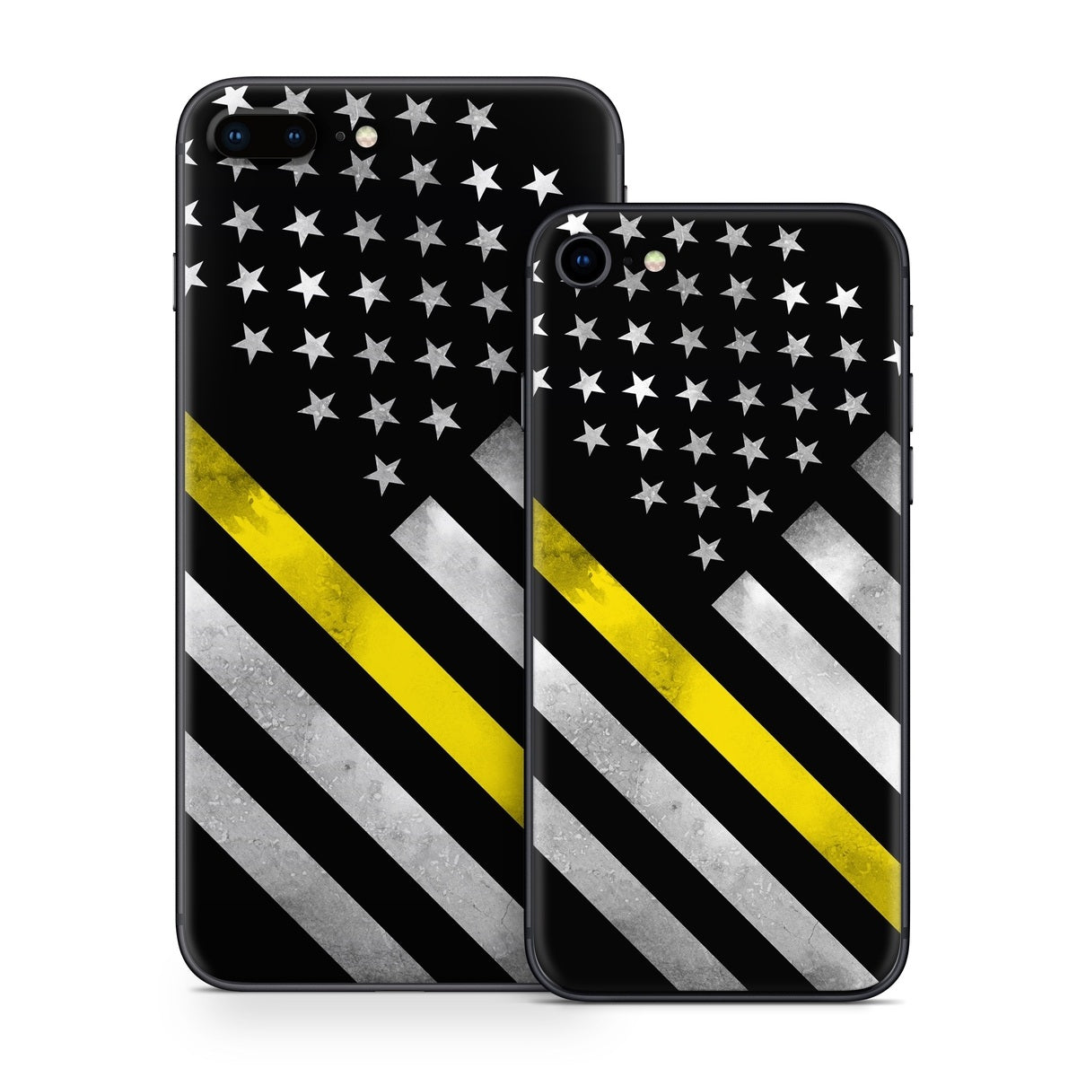 Thin Yellow Line Hero - Apple iPhone 8 Skin
