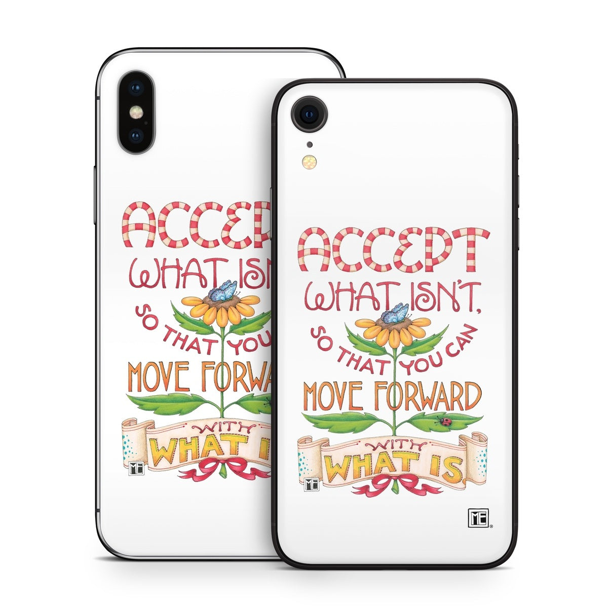 Accept What Isn't - Apple iPhone X Skin