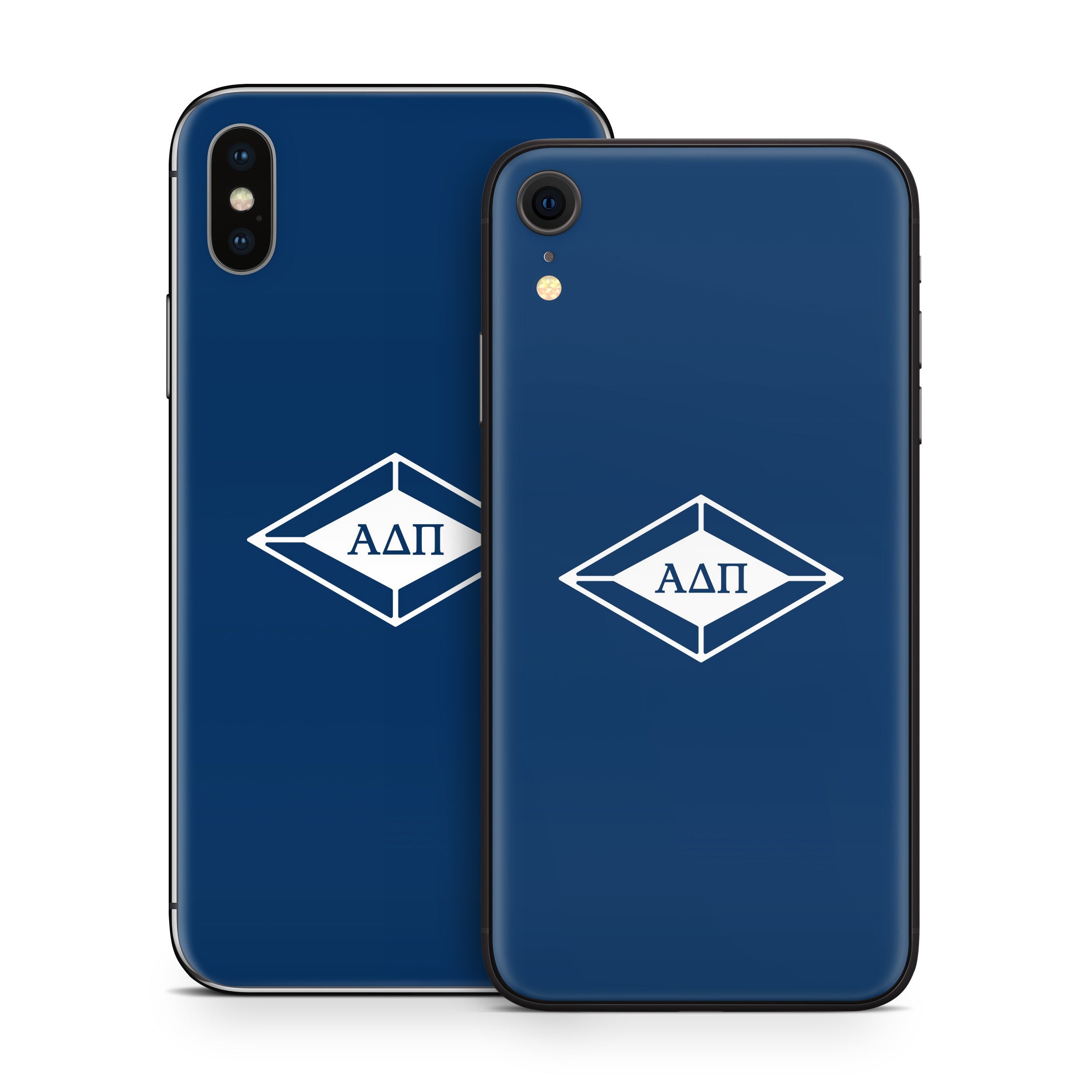 Alpha Delta Pi Diamond Letters Midnight - Apple iPhone X Skin