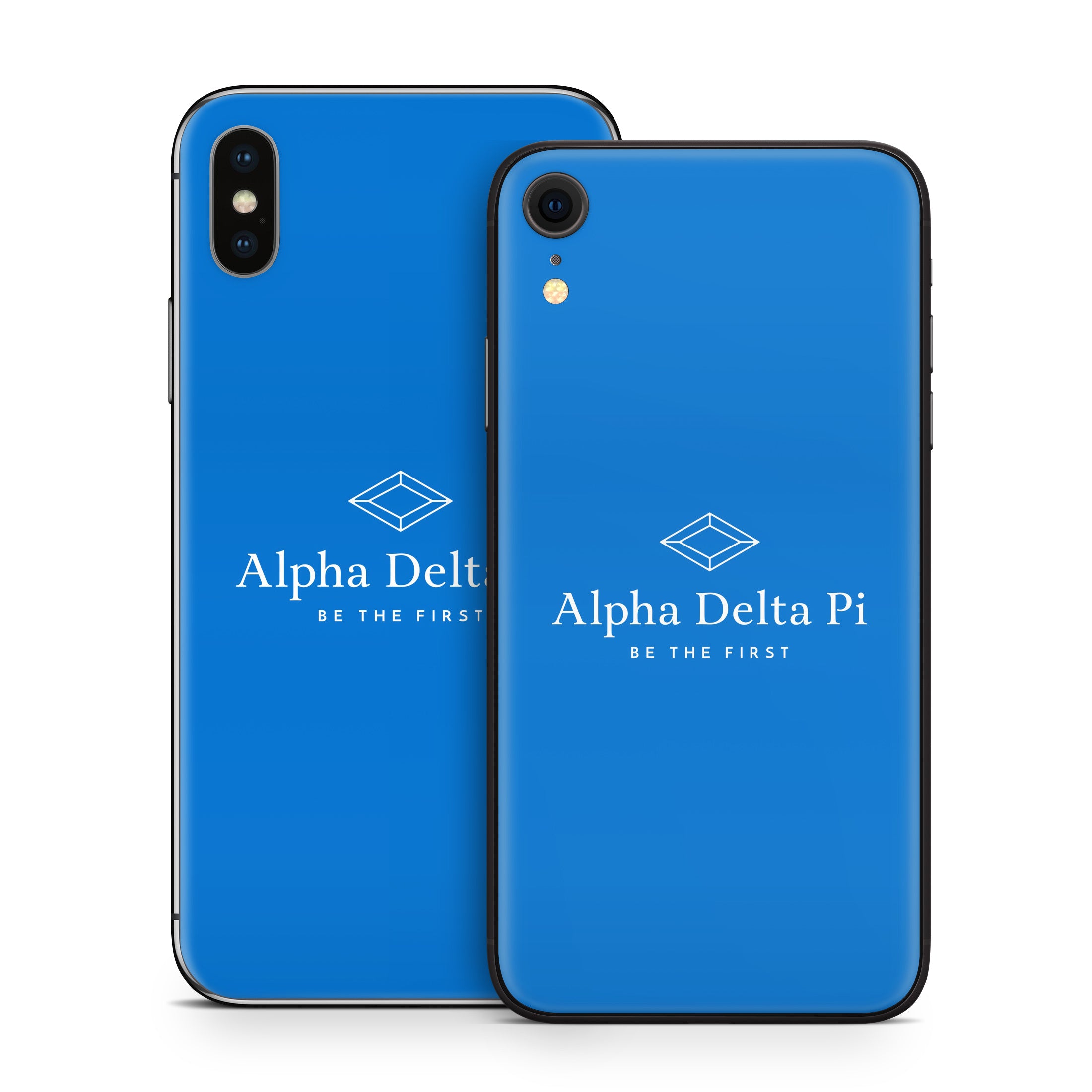 Alpha Delta Pi Primary Logo Azure - Apple iPhone X Skin