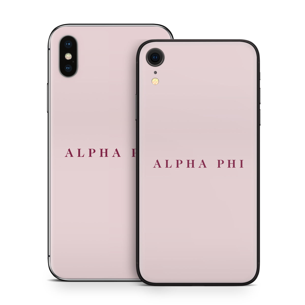 Alpha Phi Wordmark Ivory - Apple iPhone X Skin