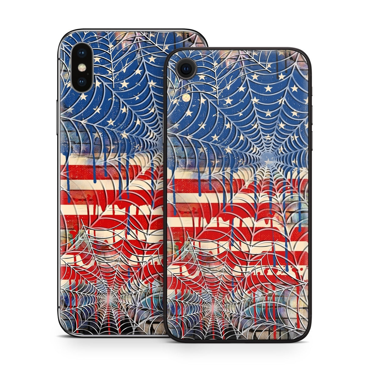 Cobweb Flag - Apple iPhone X Skin