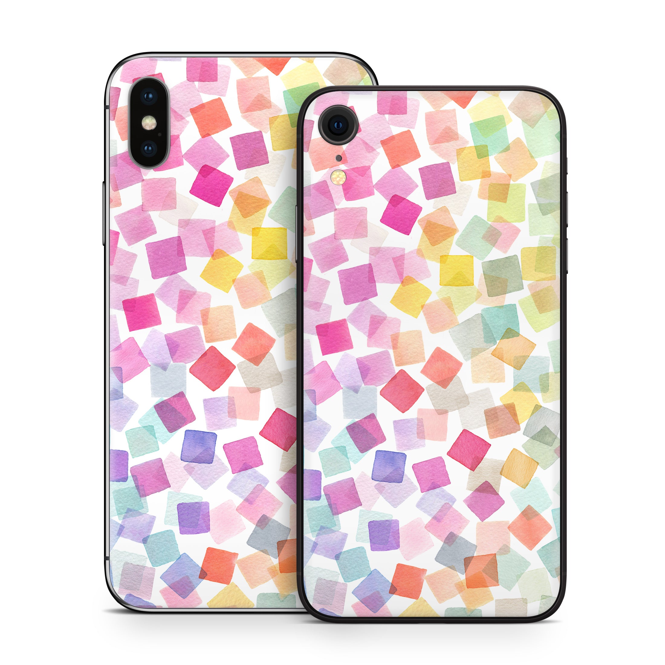 Confetti Squares - Apple iPhone X Skin