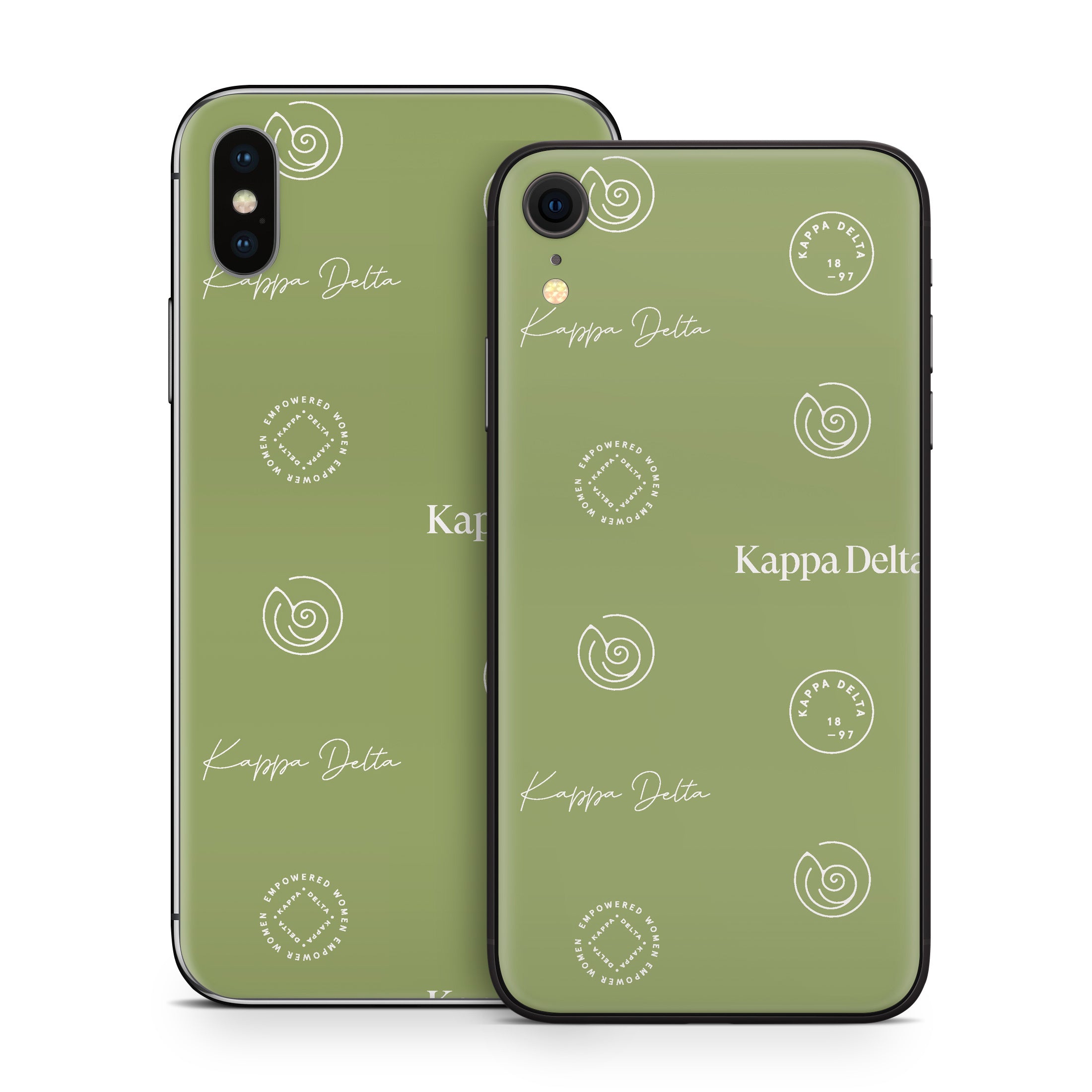 Kappa Delta Pattern - Apple iPhone X Skin