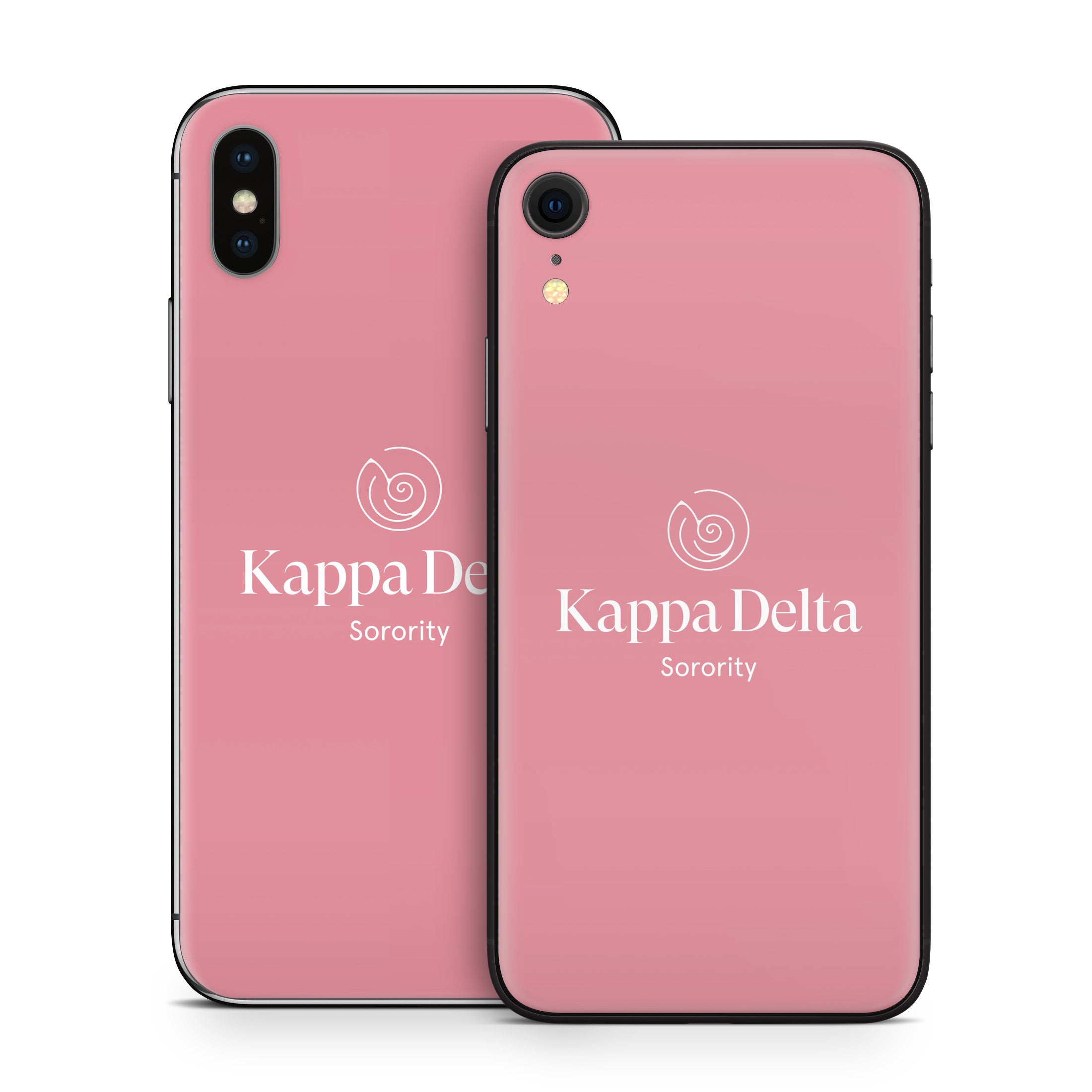 Kappa Delta Primary Logo Active Pink - Apple iPhone X Skin
