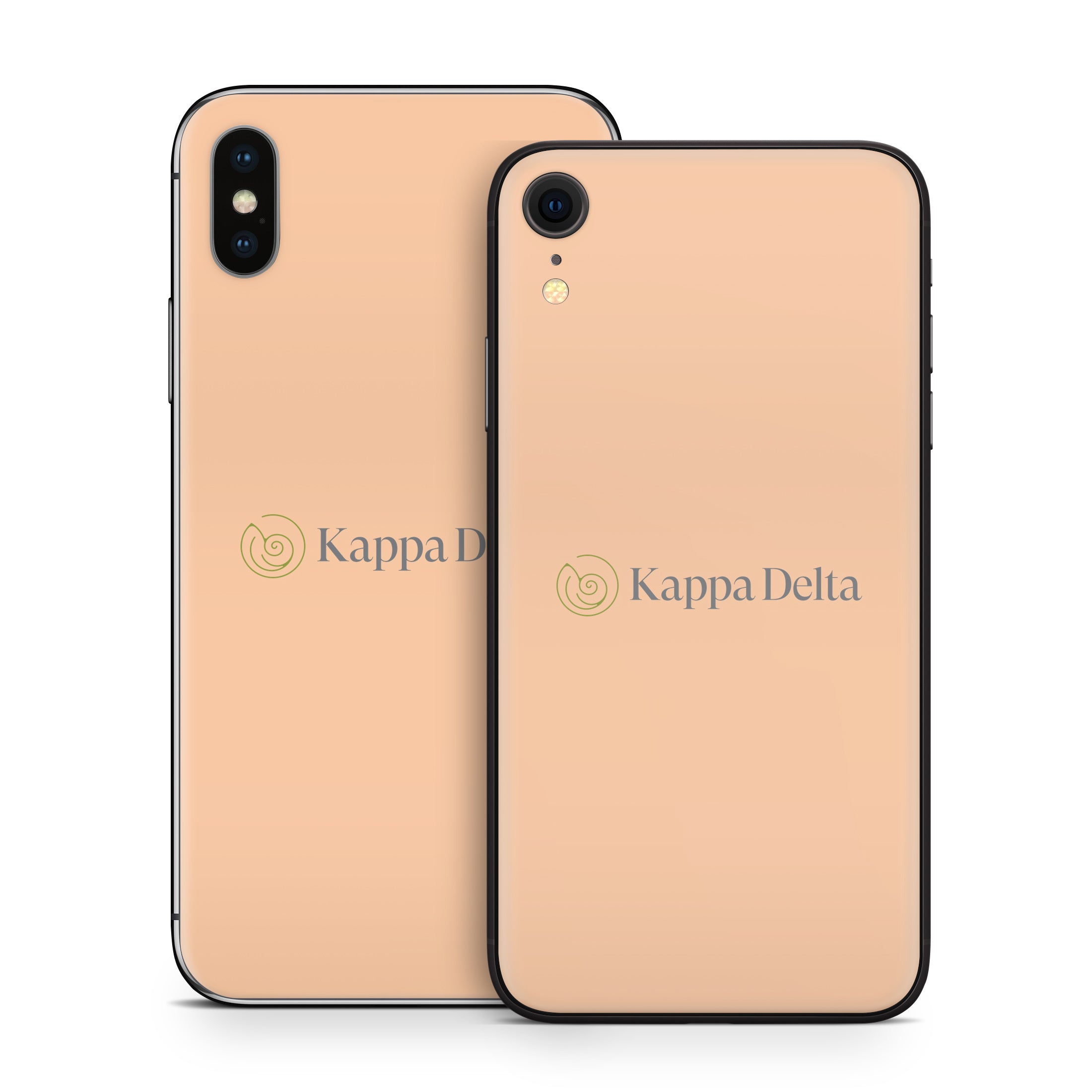 Kappa Delta Secondary Logo Empowered Peach - Apple iPhone X Skin