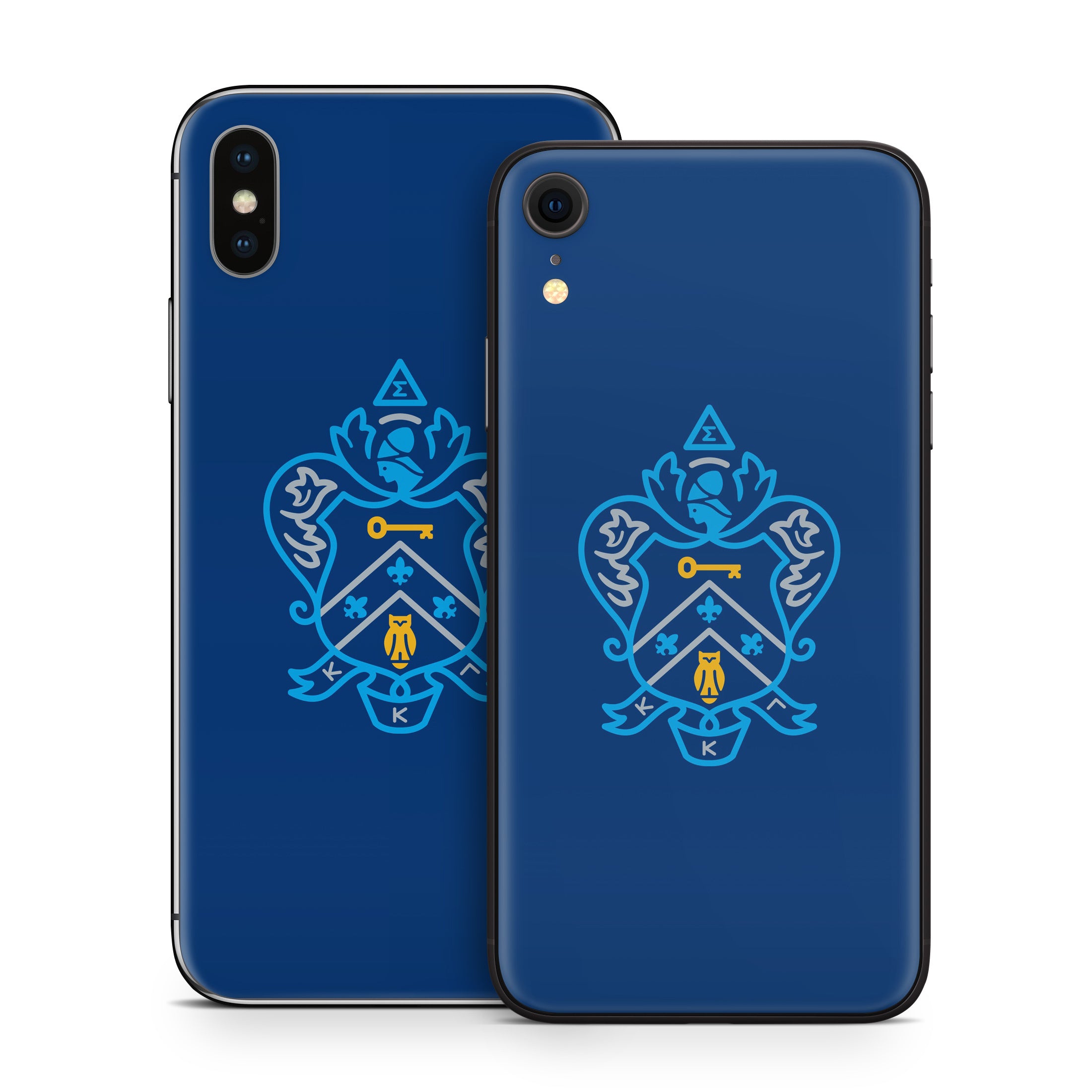 Kappa Kappa Gamma Coat of Arms Kappa Blue - Apple iPhone X Skin