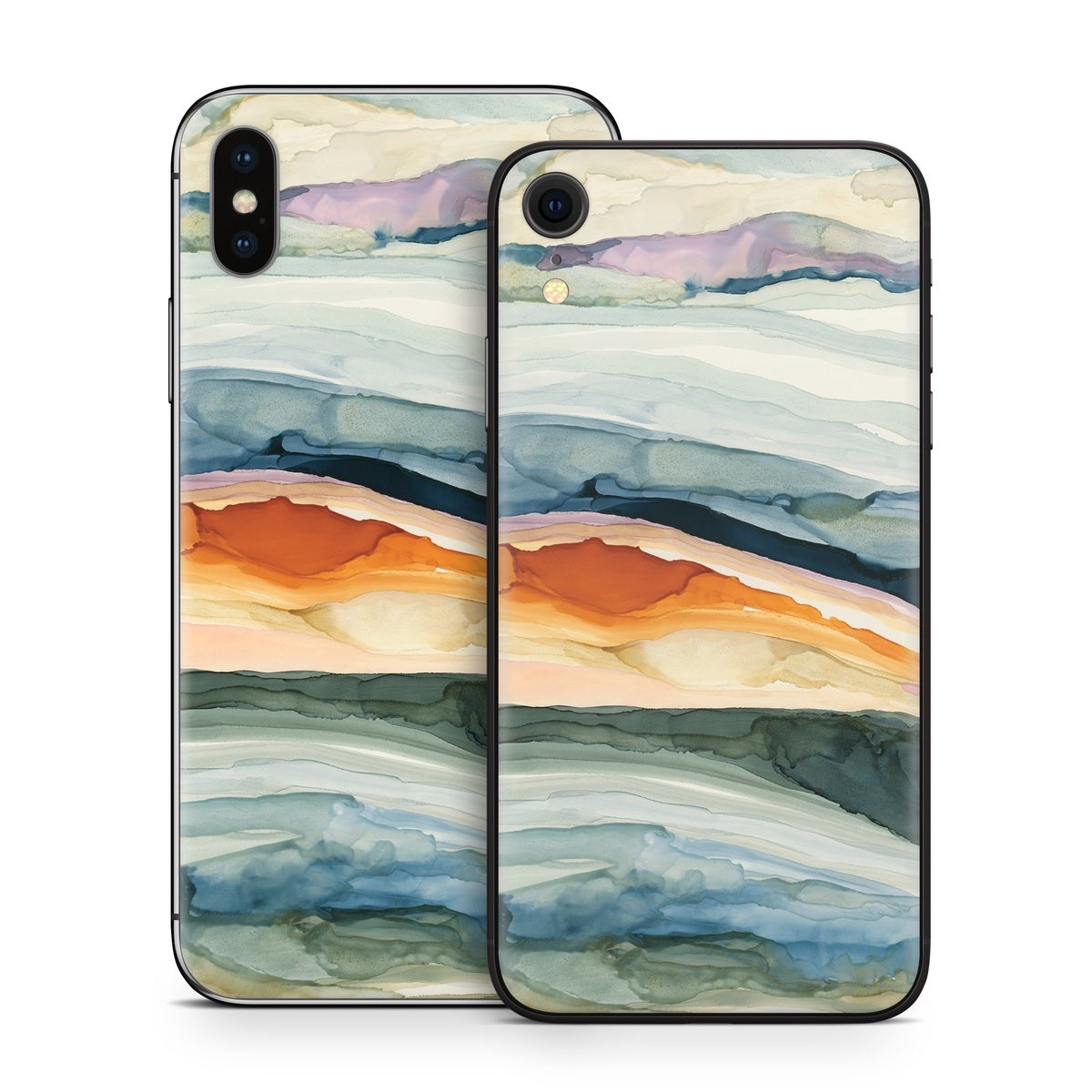 Layered Earth - Apple iPhone X Skin