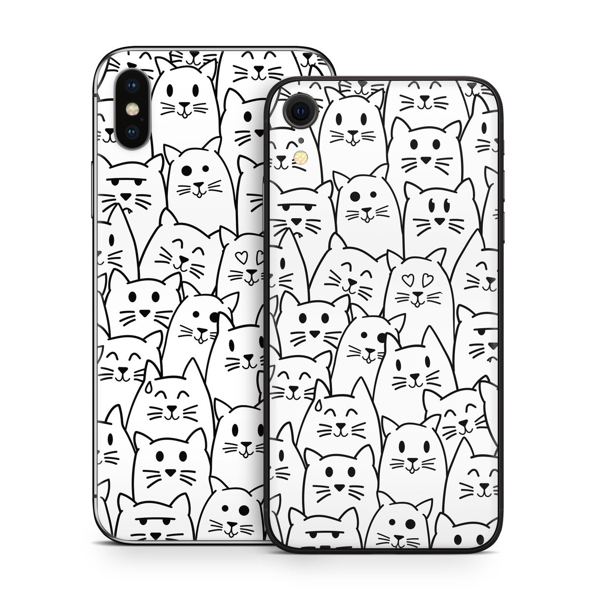 Moody Cats - Apple iPhone X Skin