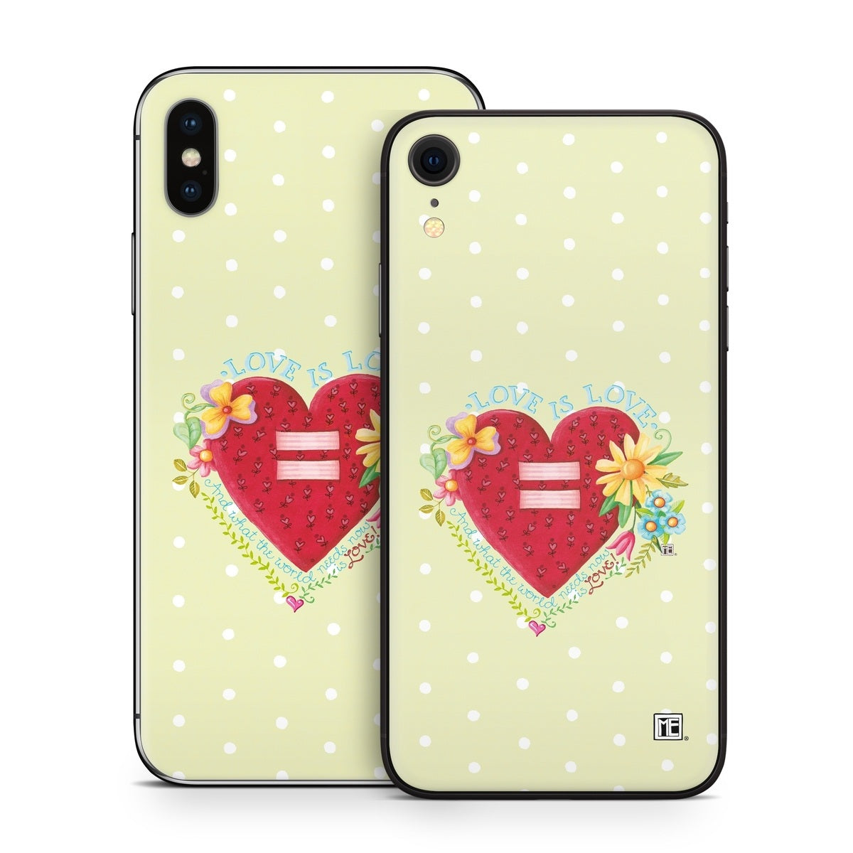 Love Is What We Need - Apple iPhone X Skin