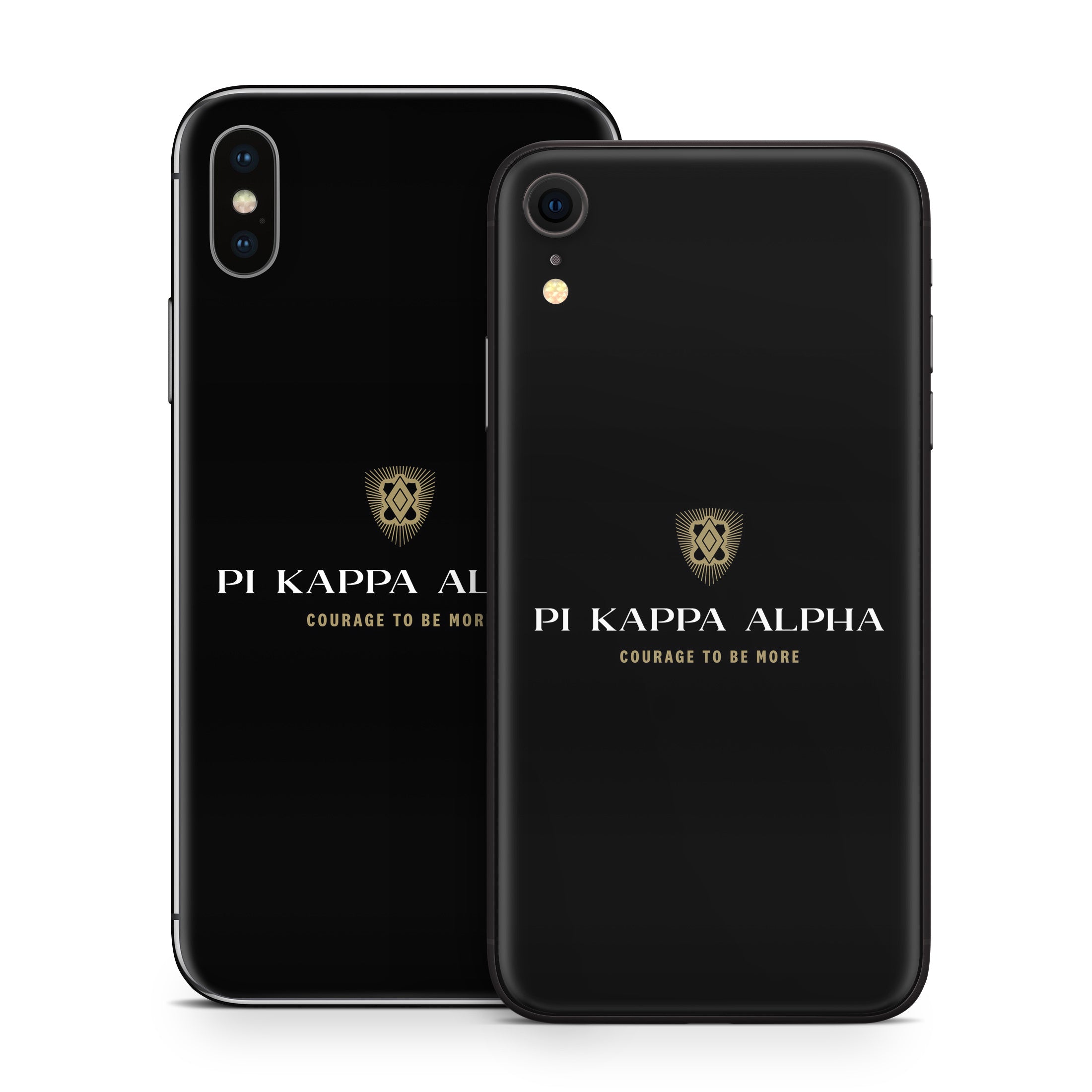 Pi Kappa Alpha Formal Logo Black - Apple iPhone X Skin