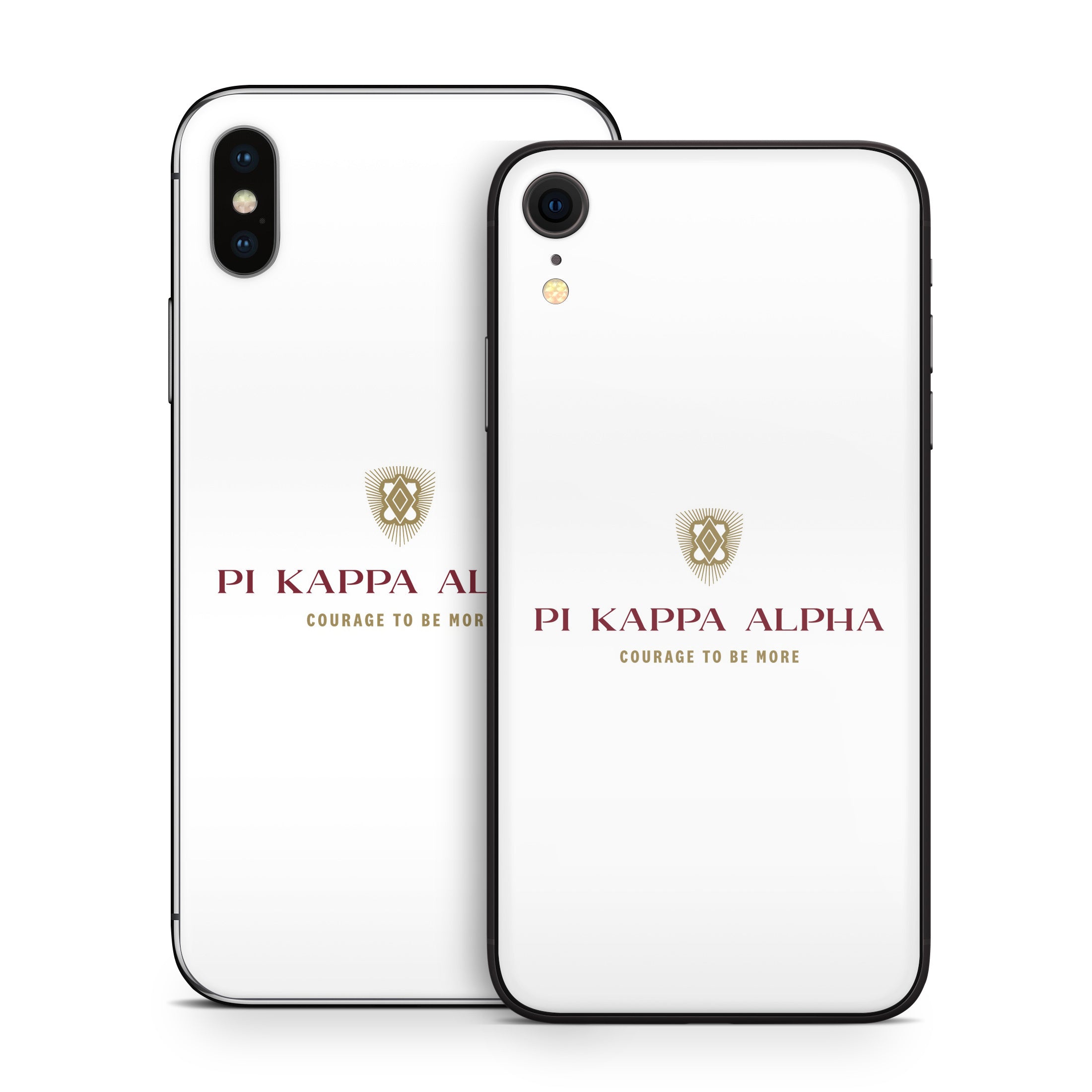 Pi Kappa Alpha Formal Logo White - Apple iPhone X Skin