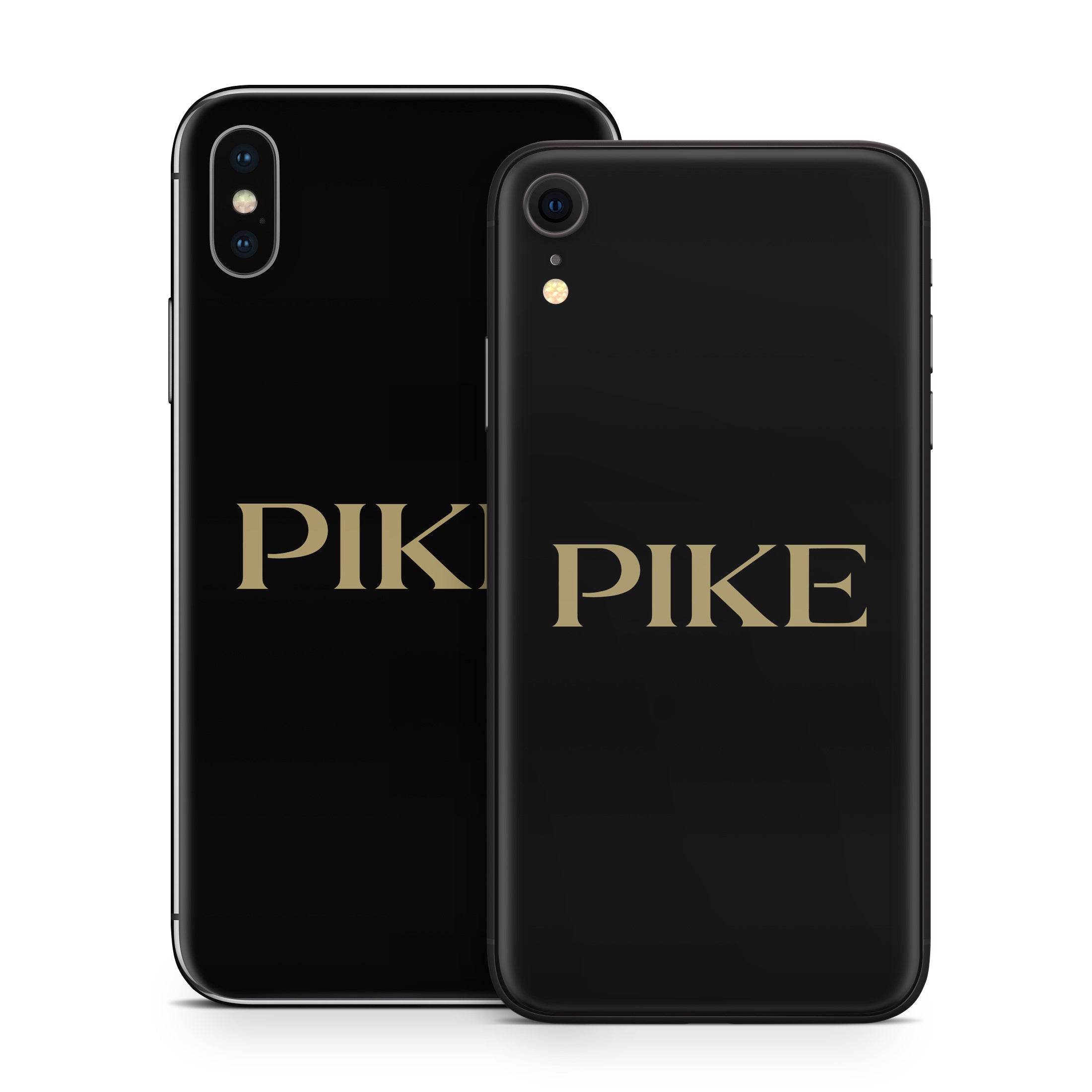 Pi Kappa Alpha PIKE Logo Black - Apple iPhone X Skin