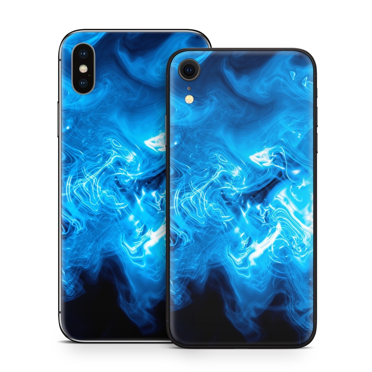 Blue Quantum Waves - Apple iPhone X Skin