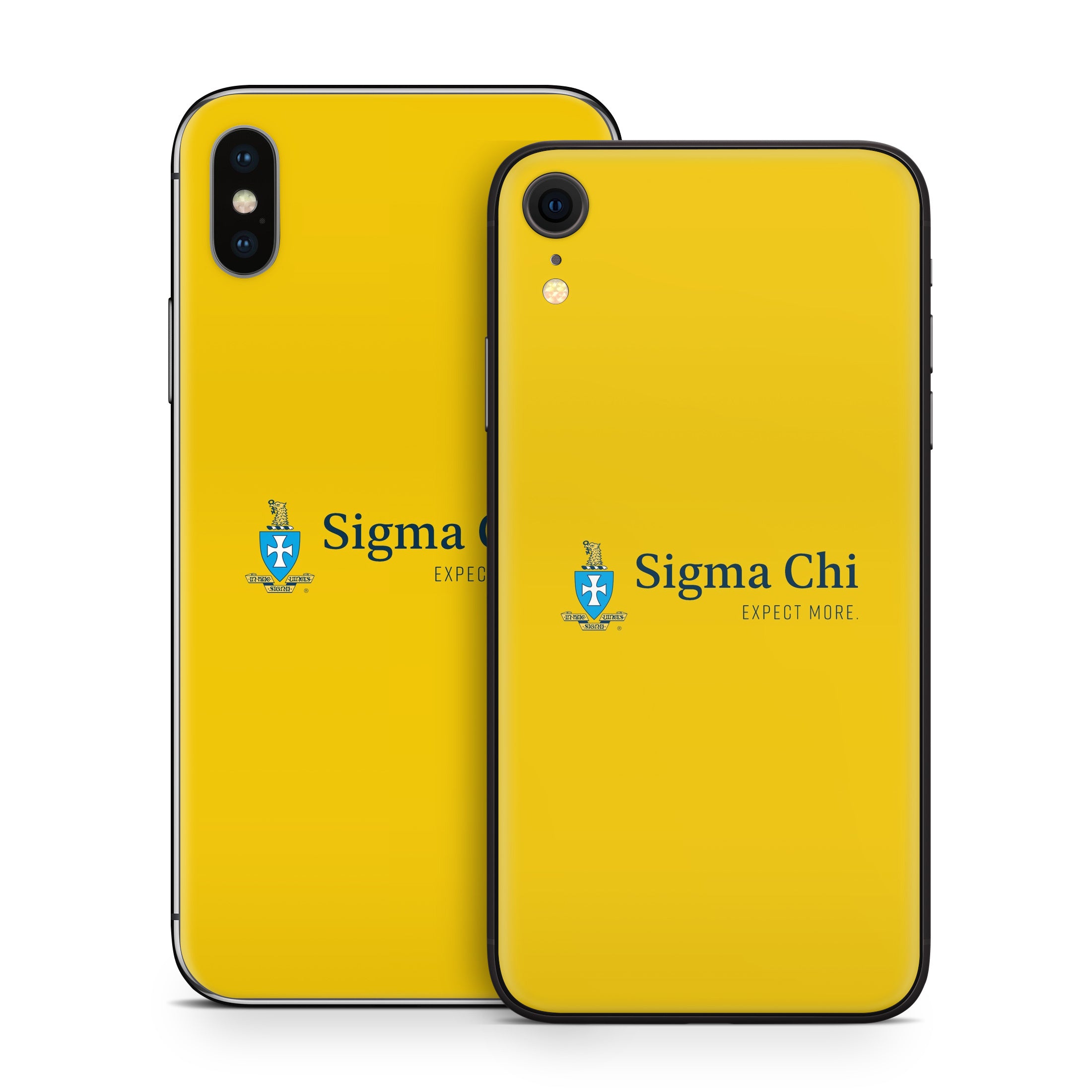 Sigma Chi Logo Gold - Apple iPhone X Skin