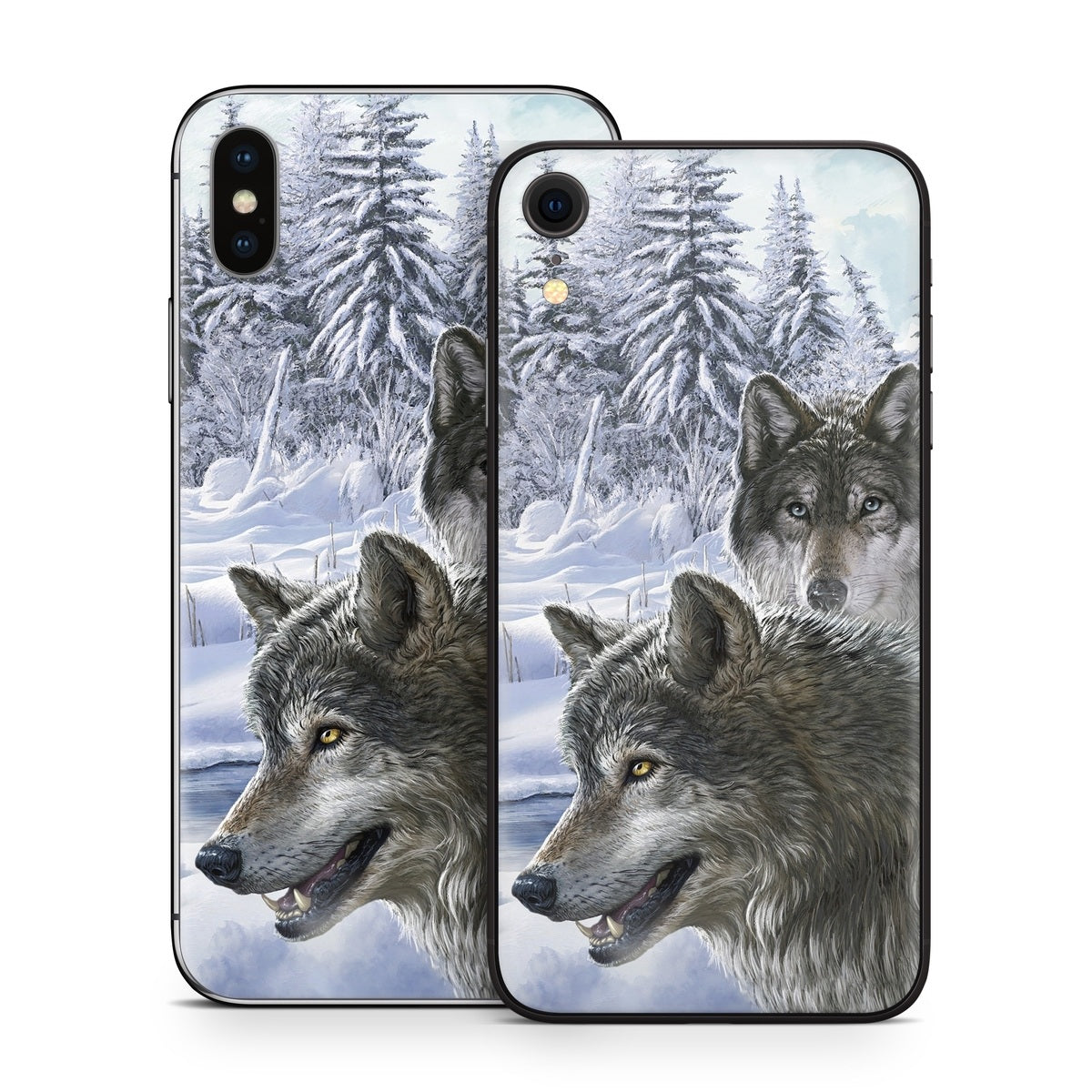 Snow Wolves - Apple iPhone X Skin