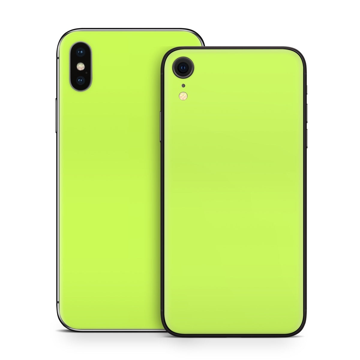 Solid State Lime - Apple iPhone X Skin