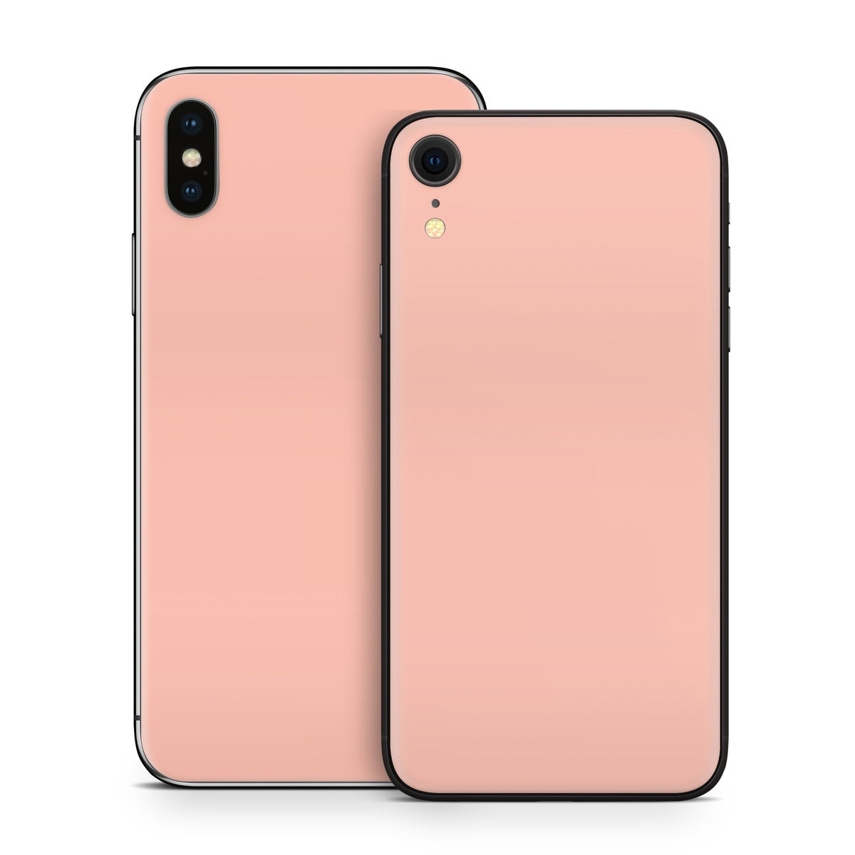 Solid State Peach Apple iPhone X Skin
