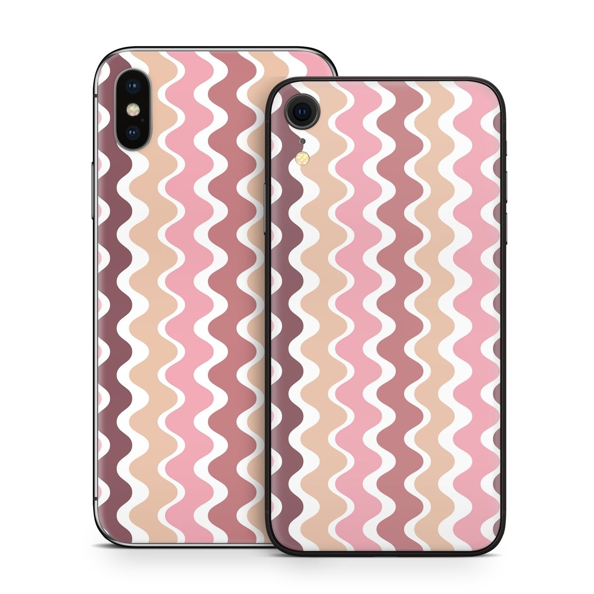 Pink Waves - Apple iPhone X Skin