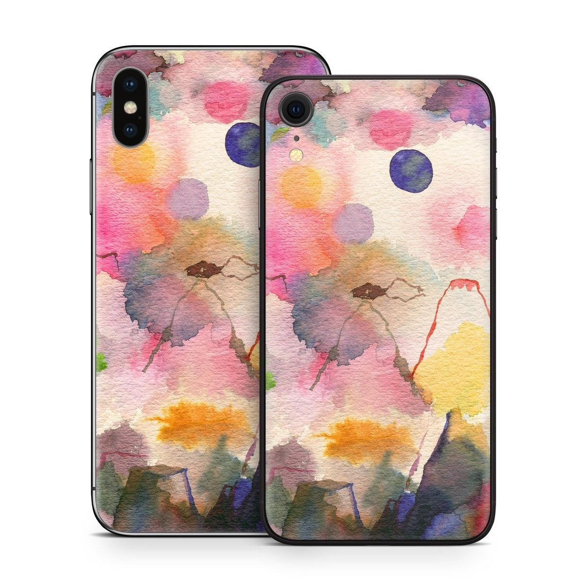 Watercolor Mountains - Apple iPhone X Skin