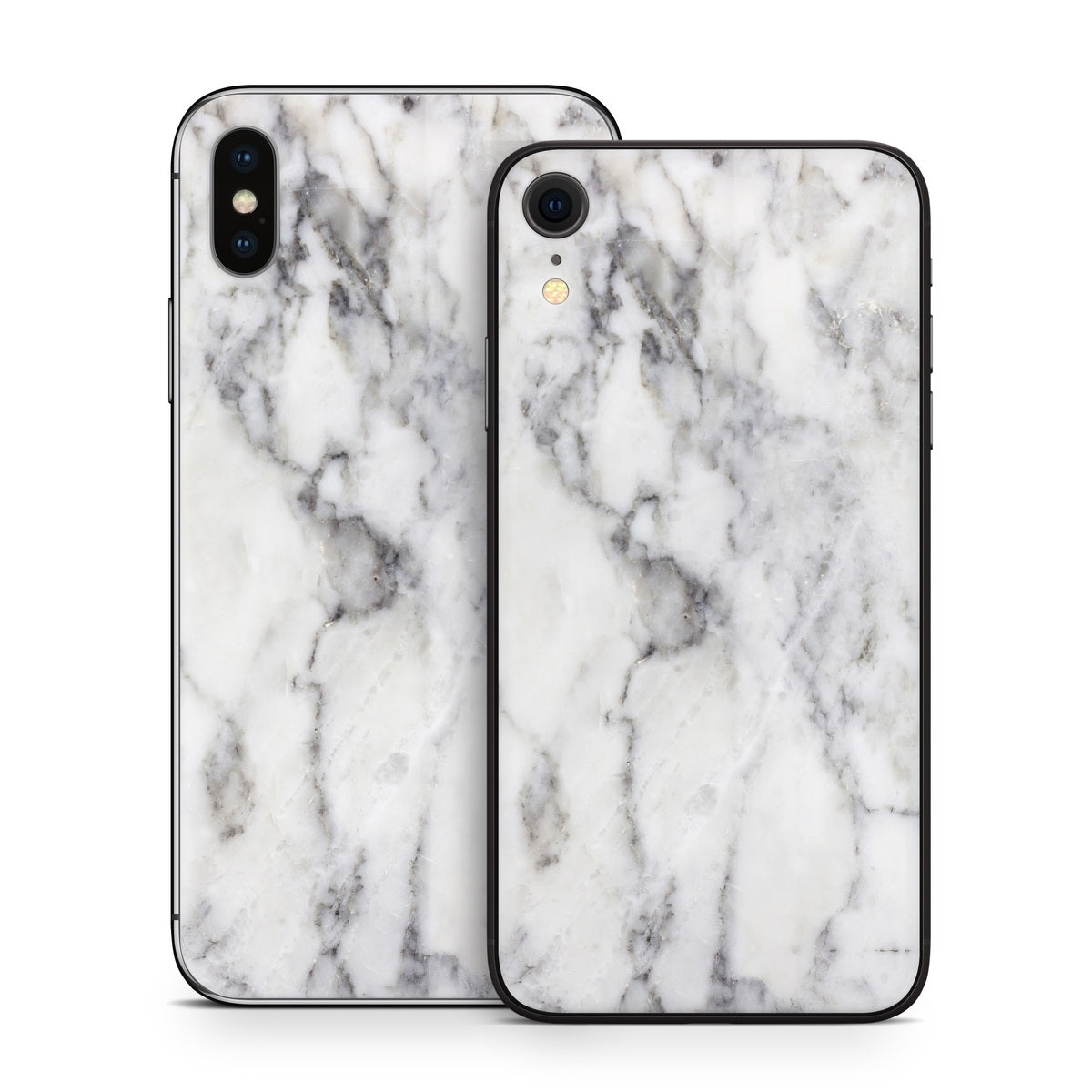 White Marble - Apple iPhone X Skin