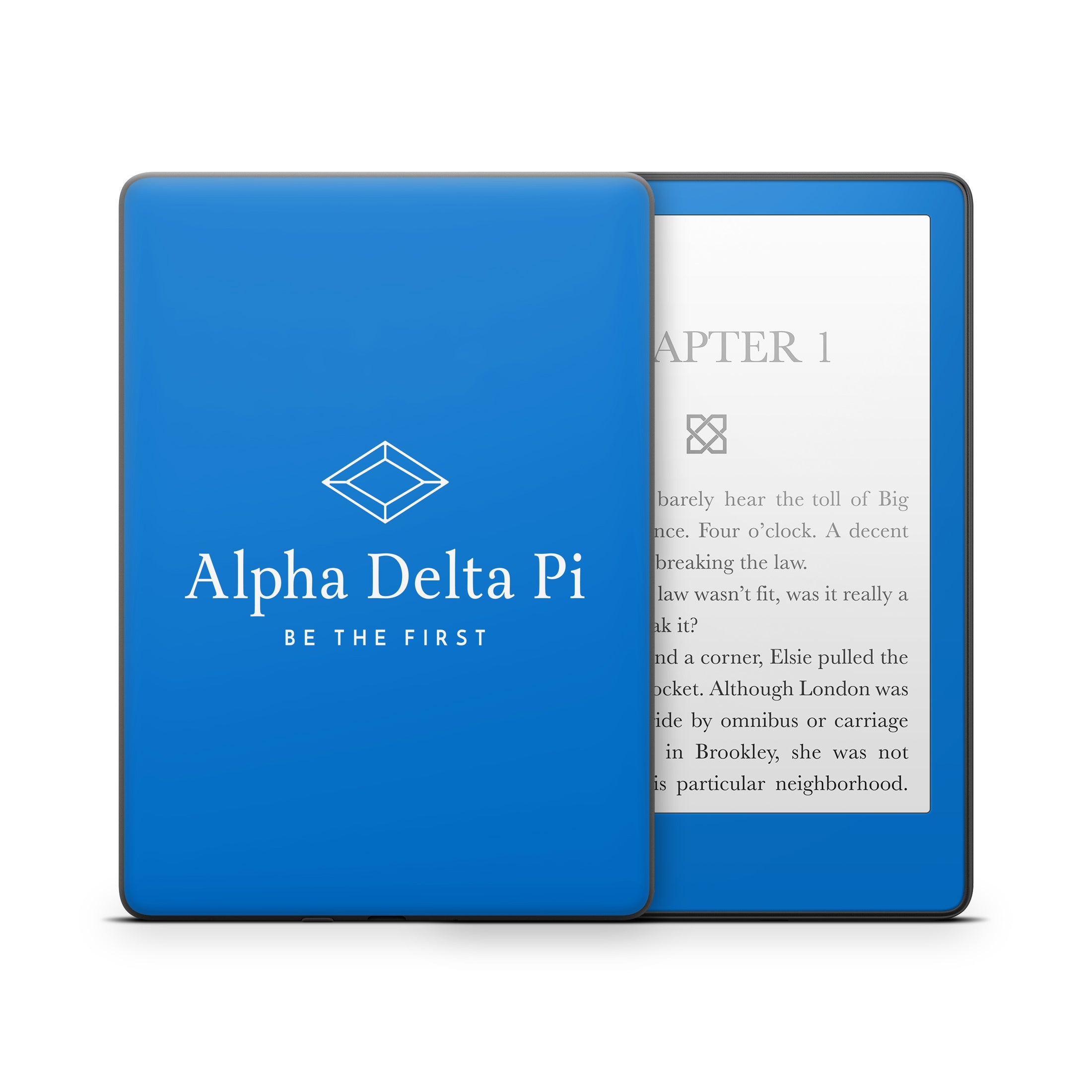 Alpha Delta Pi Primary Logo Azure - Amazon Kindle Skin