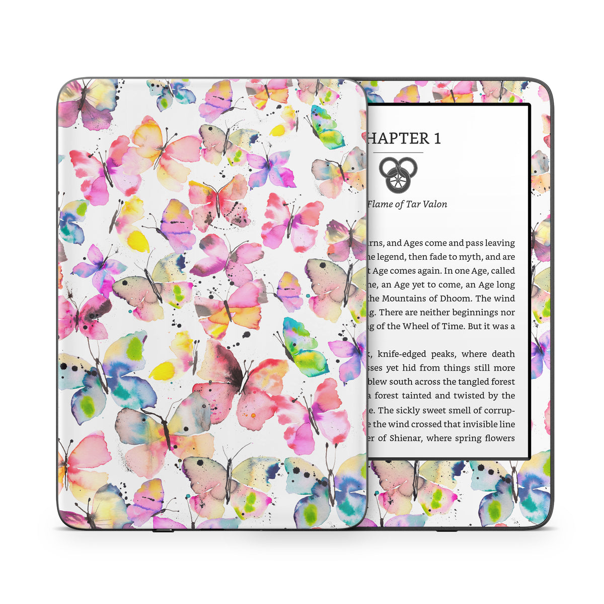 Artistic Butterflies - Amazon Kindle Skin