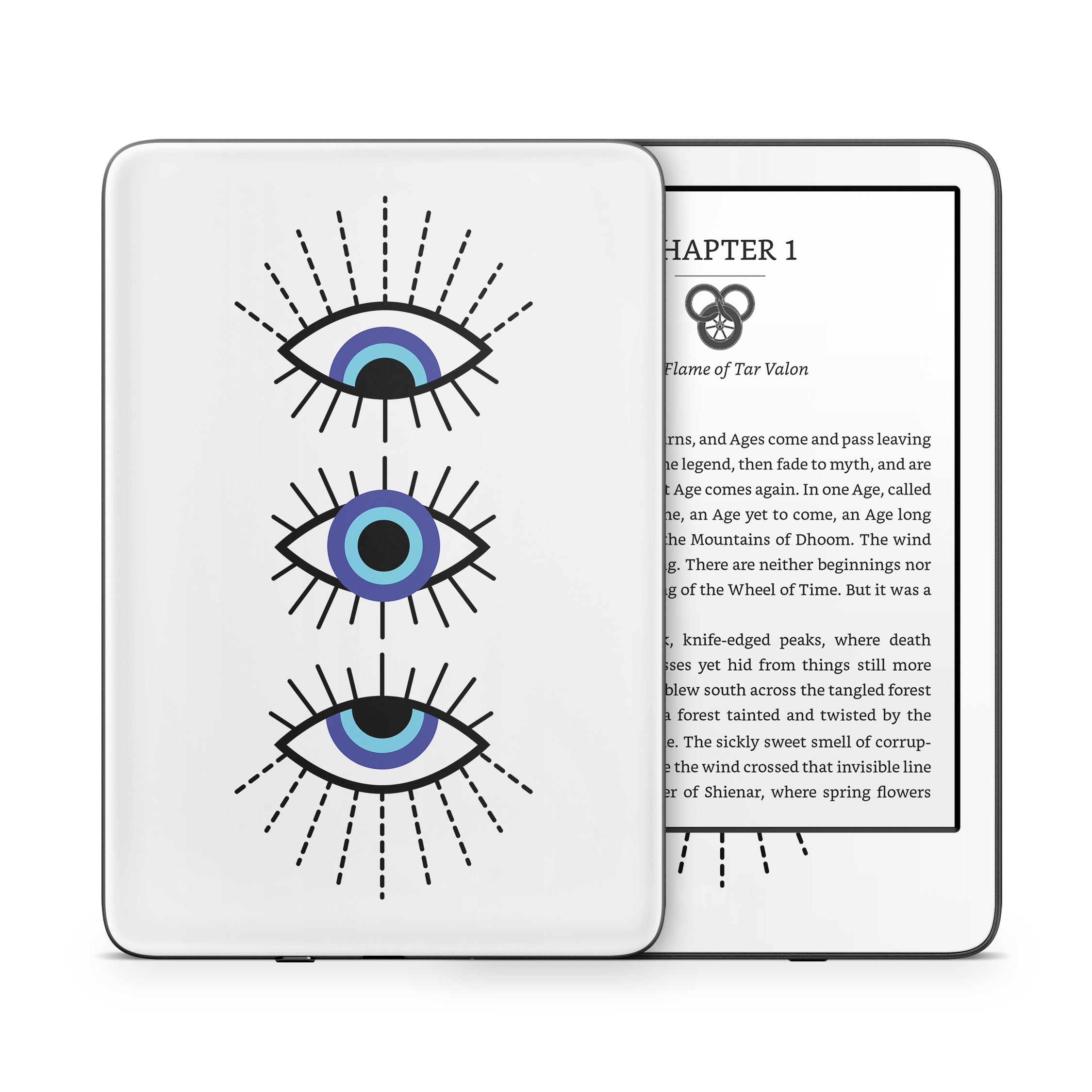 Blue Eyes - Amazon Kindle Skin
