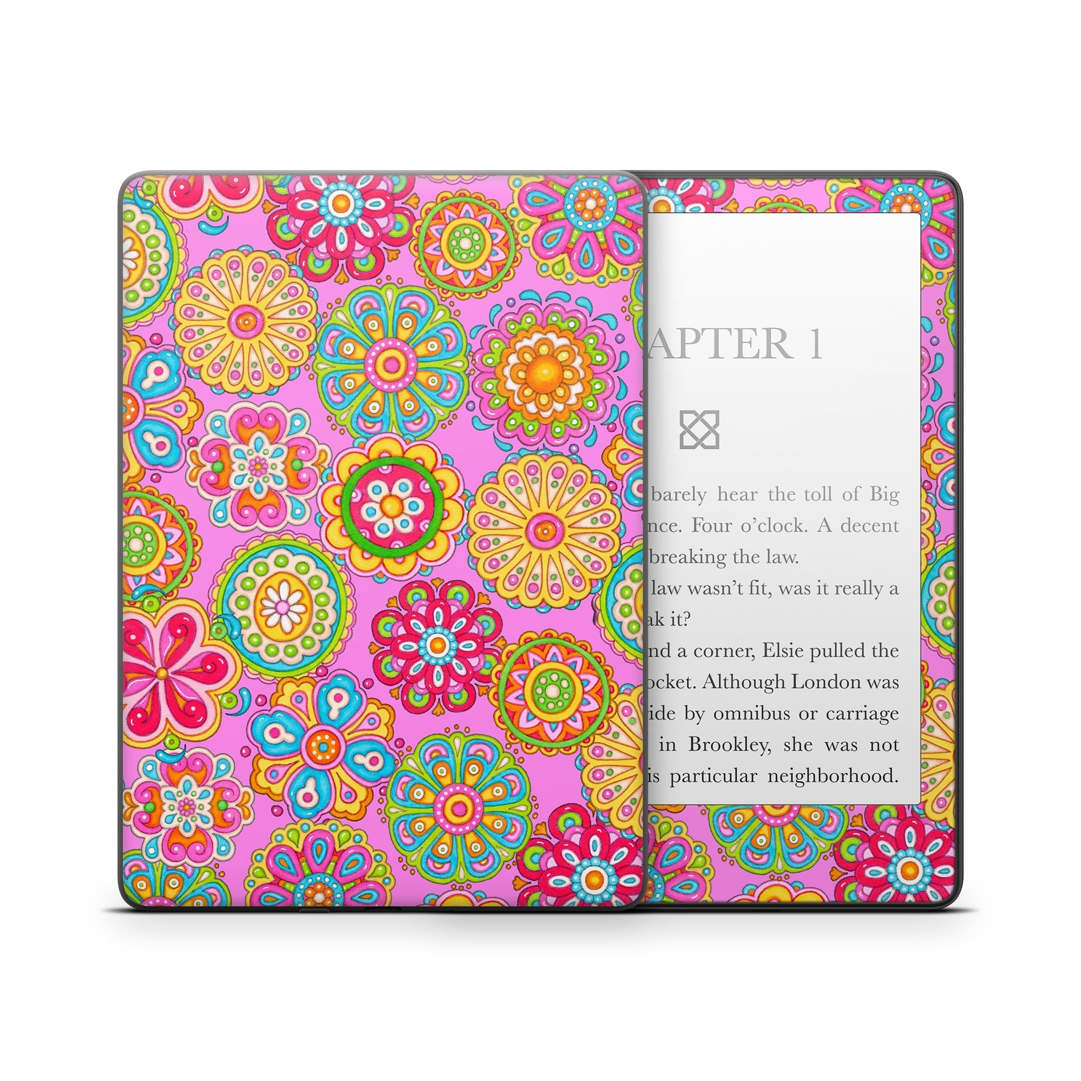 Bright Flowers - Amazon Kindle Skin