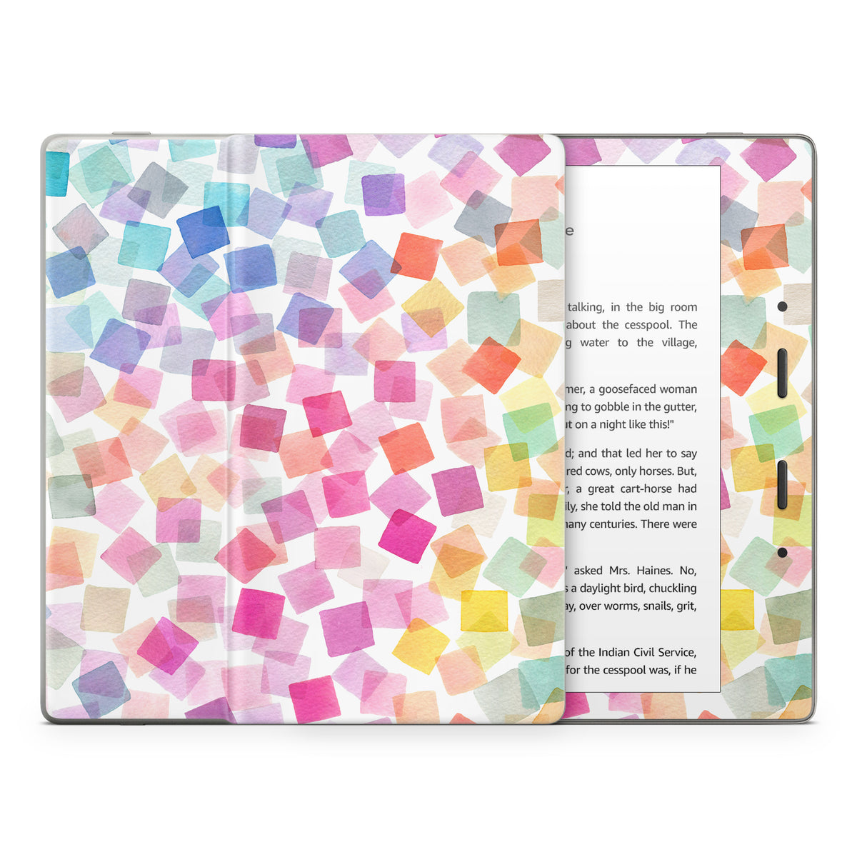 Confetti Squares - Amazon Kindle Skin
