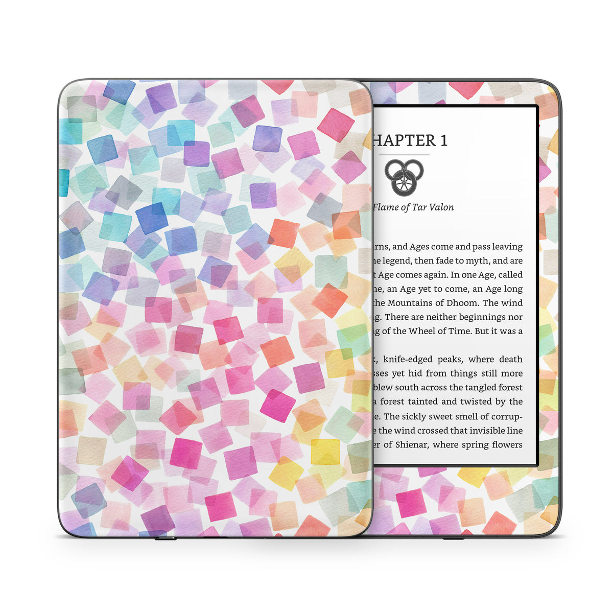 Confetti Squares - Amazon Kindle Skin