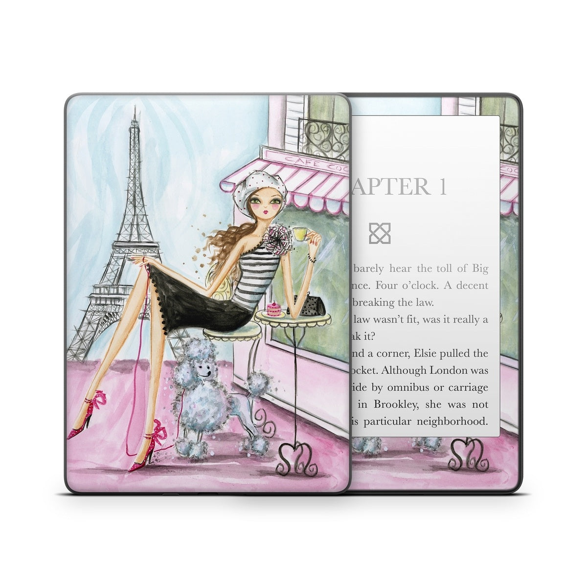 Cafe Paris - Amazon Kindle Skin