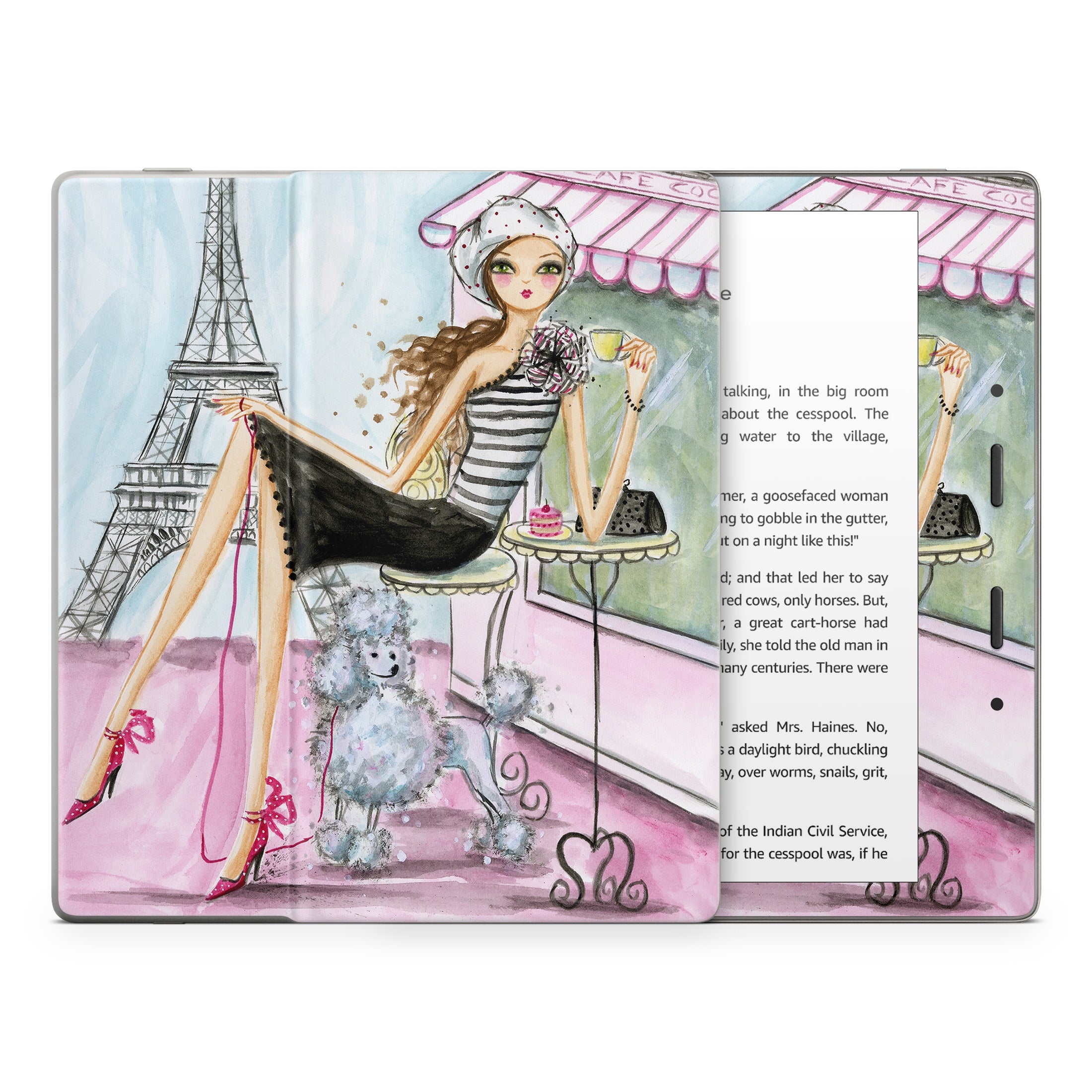 Cafe Paris - Amazon Kindle Skin