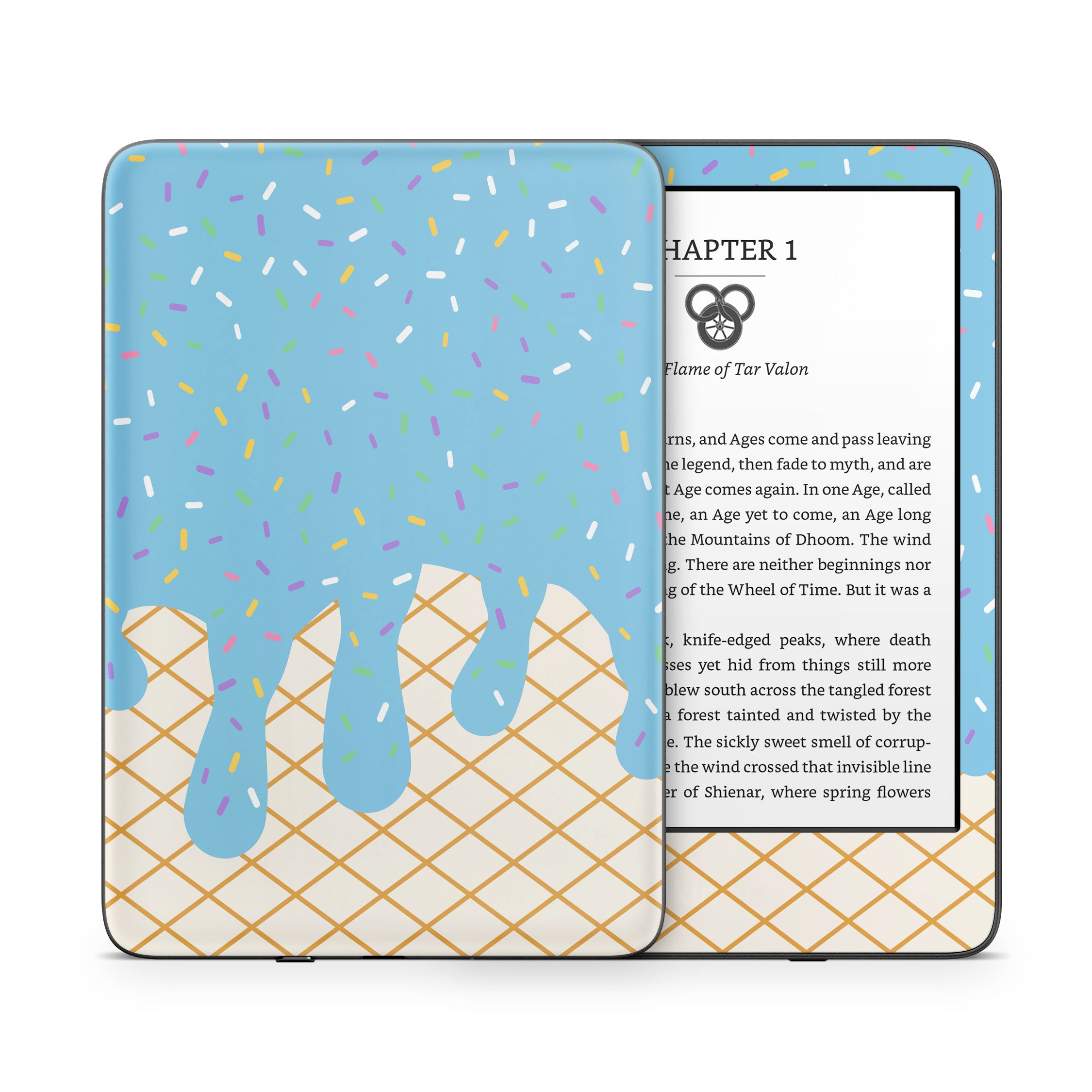 Cotton Candy Ice Cream Drip - Amazon Kindle Skin