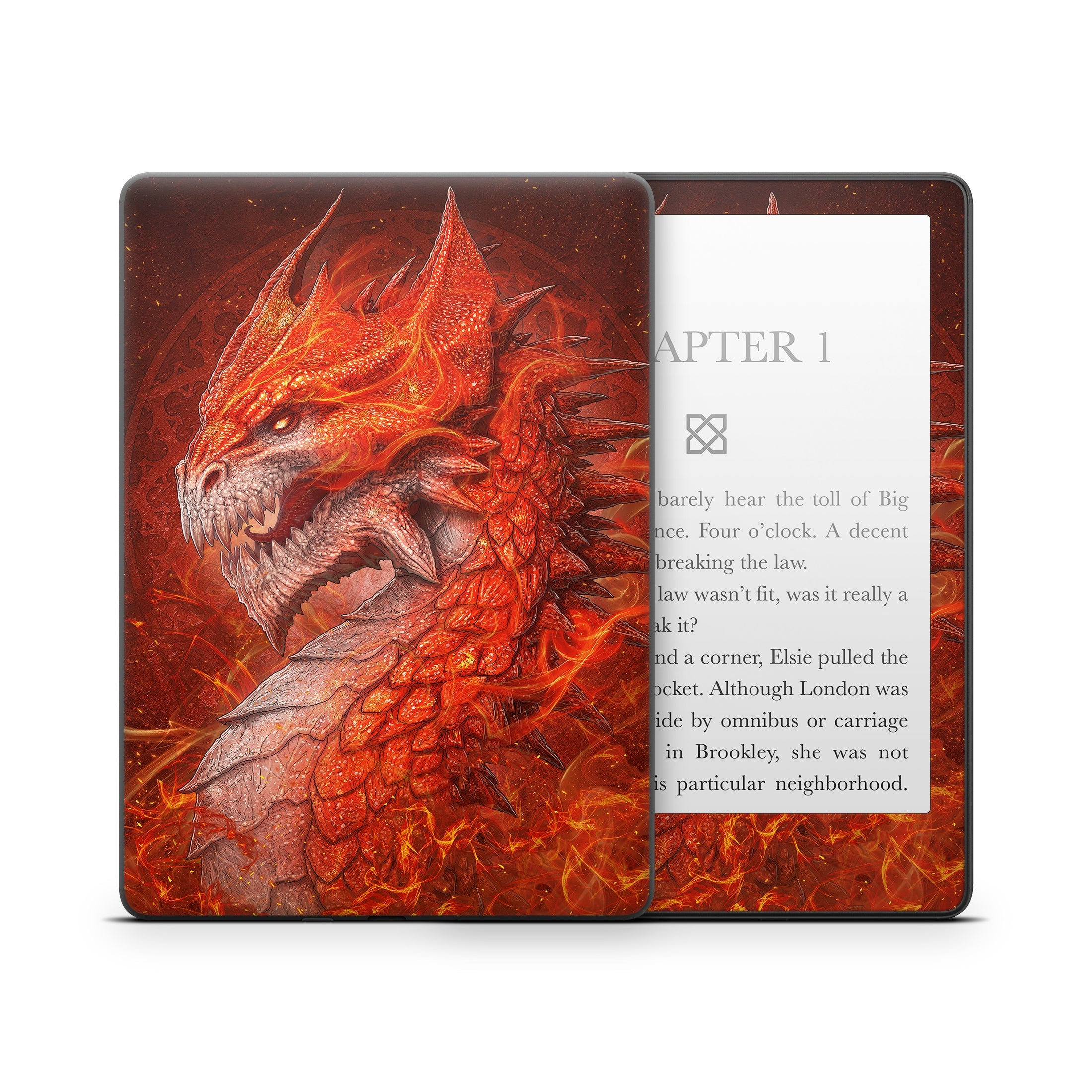 Flame Dragon - Amazon Kindle Skin