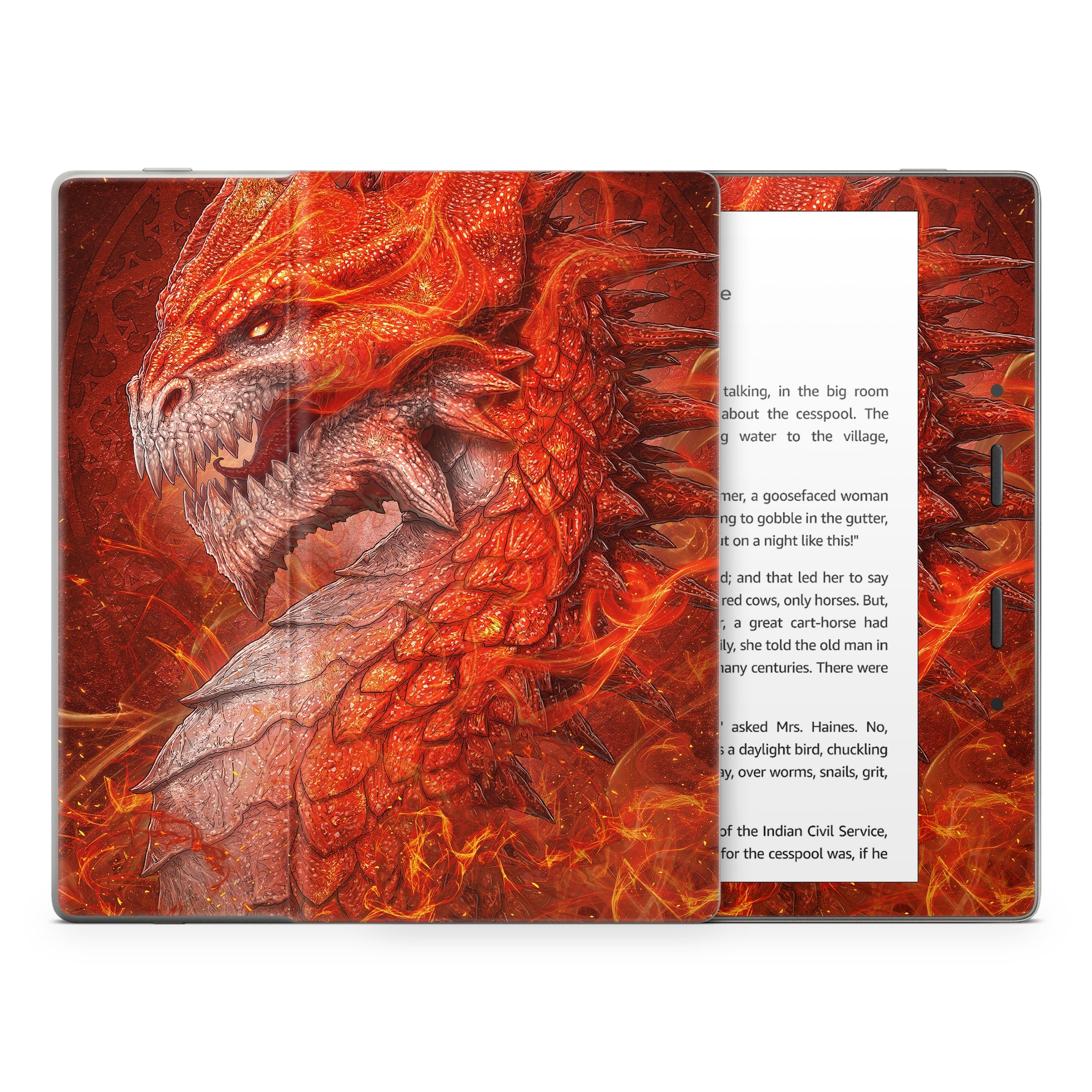 Flame Dragon - Amazon Kindle Skin