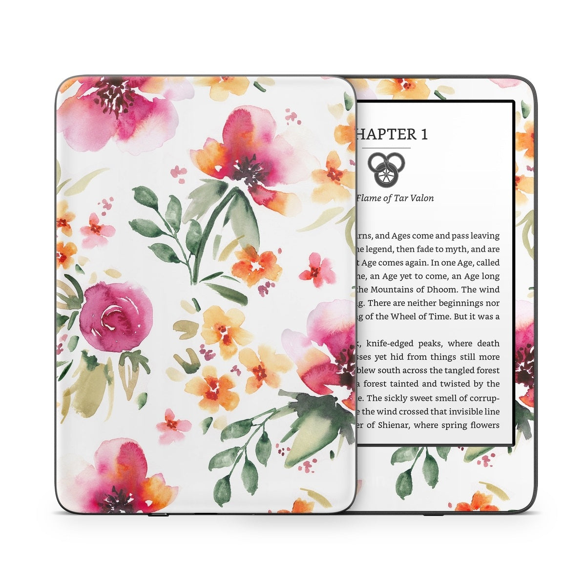 Fresh Flowers - Amazon Kindle Skin
