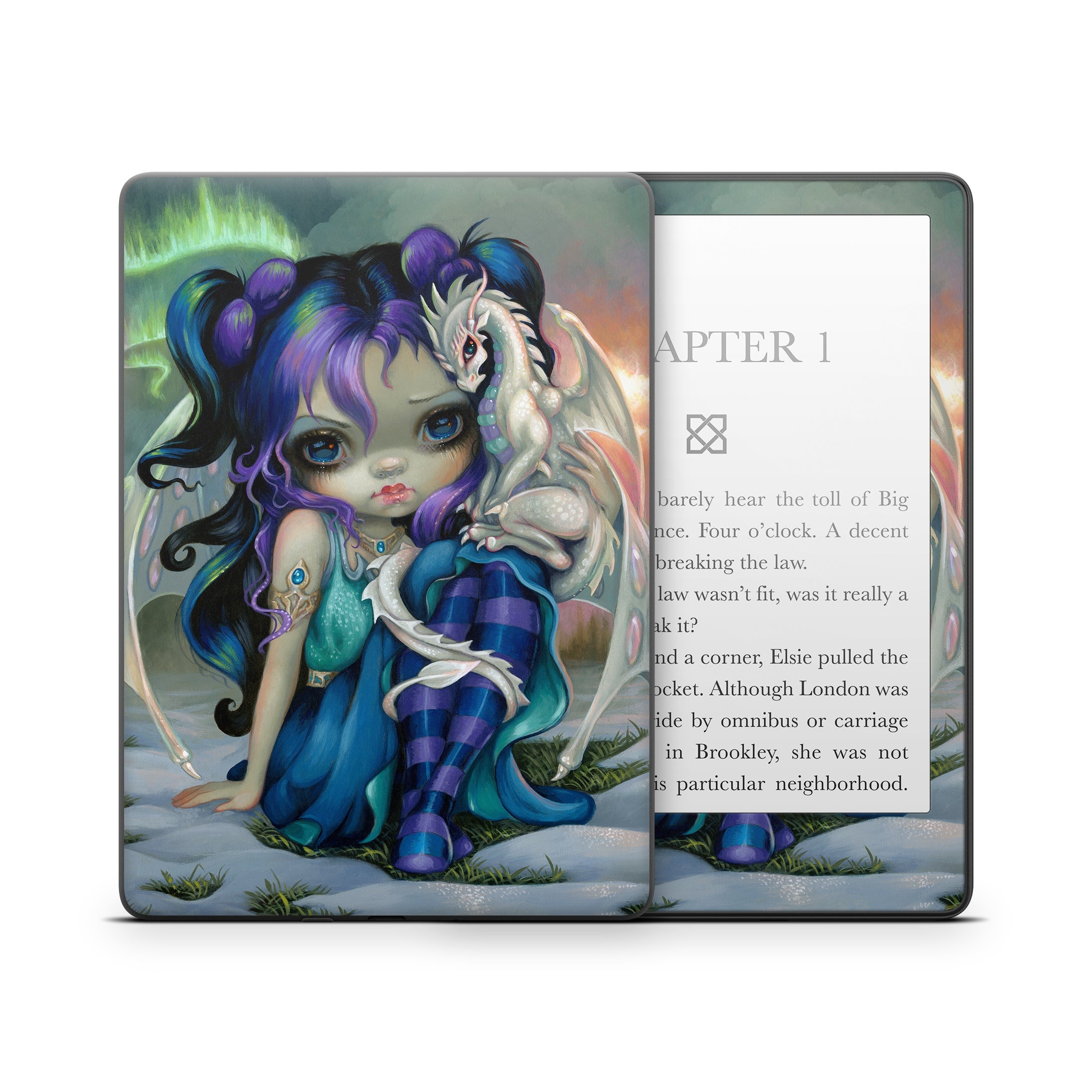 Frost Dragonling - Amazon Kindle Skin