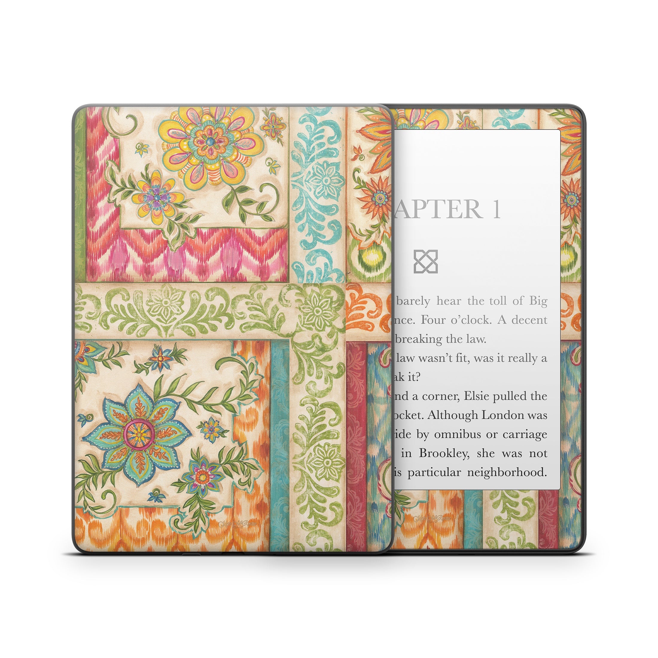 Ikat Floral - Amazon Kindle Skin