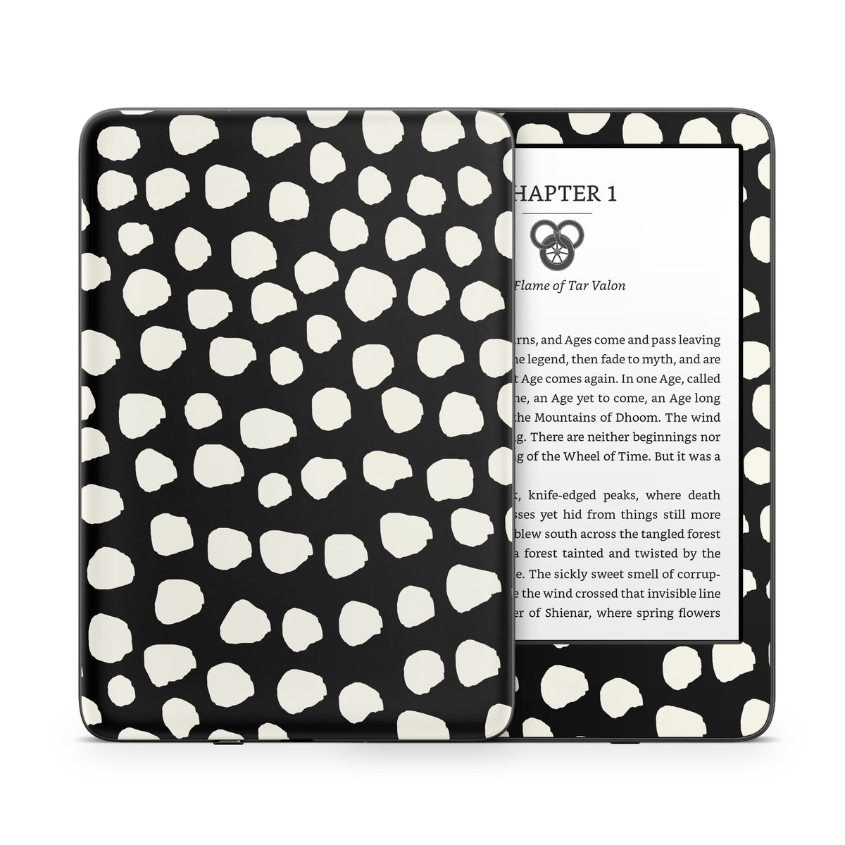 Inky Spots Black - Amazon Kindle Skin