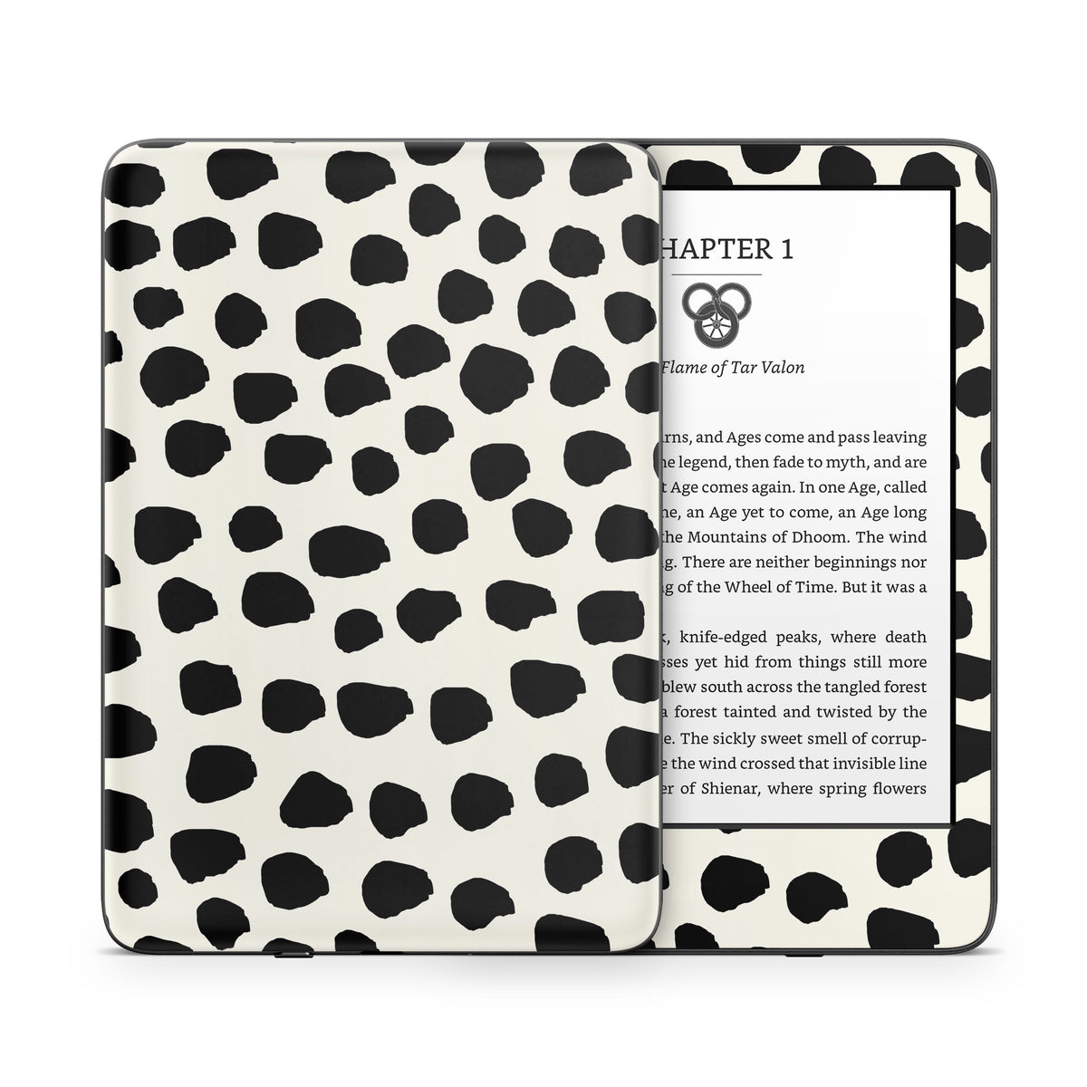 Inky Spots Cream - Amazon Kindle Skin