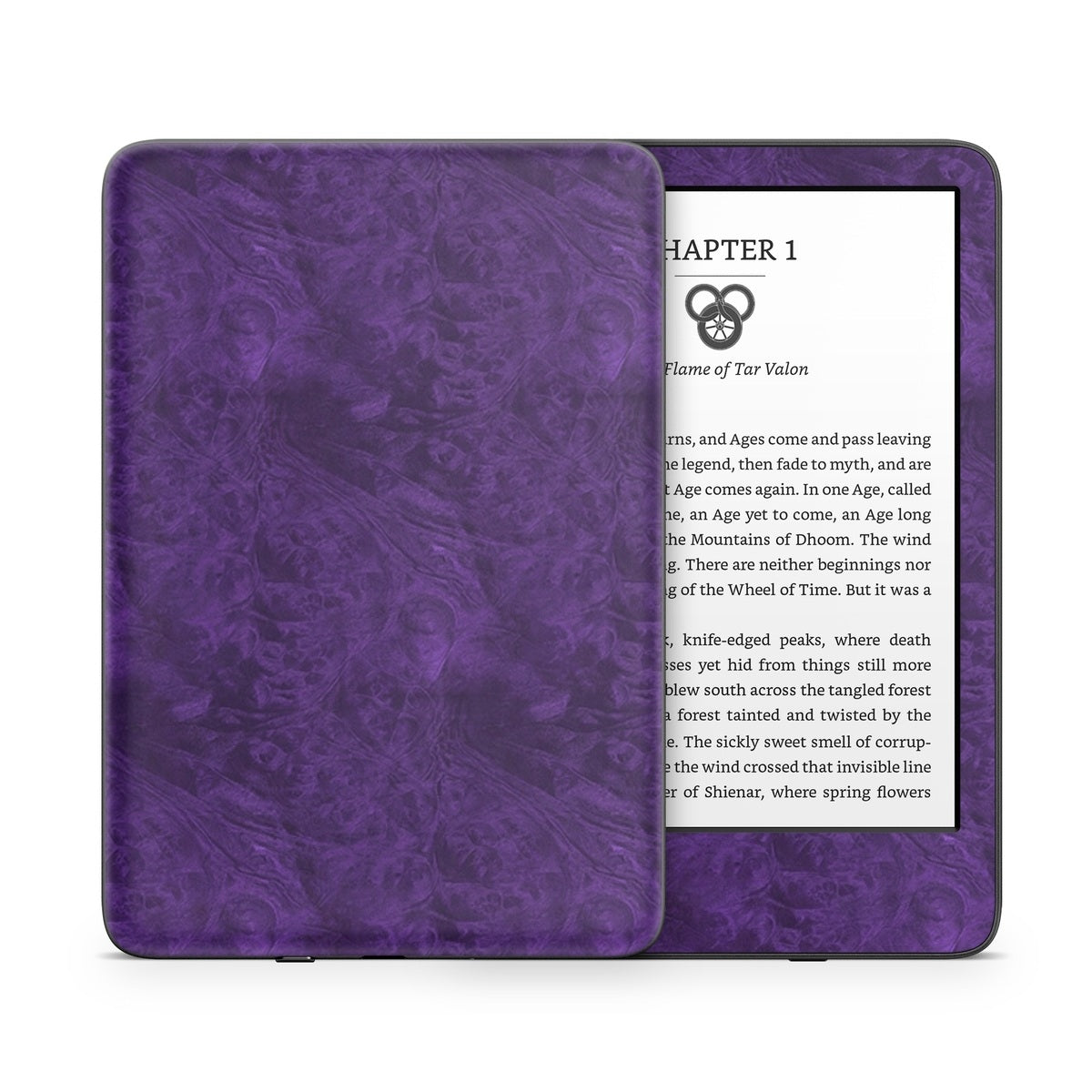 Purple Lacquer - Amazon Kindle Skin