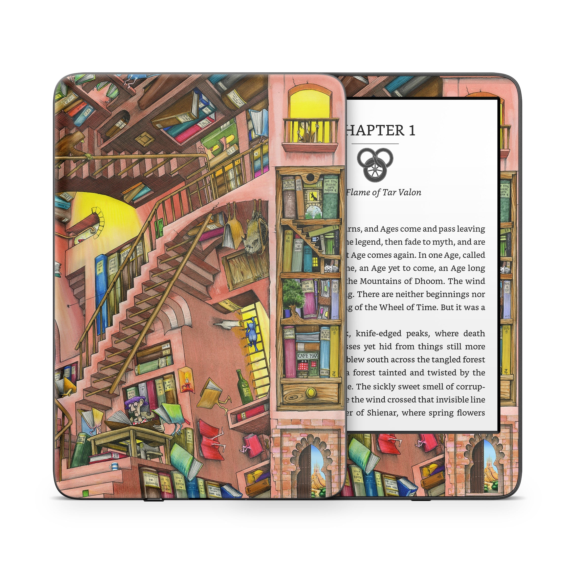 Library Magic - Amazon Kindle Skin